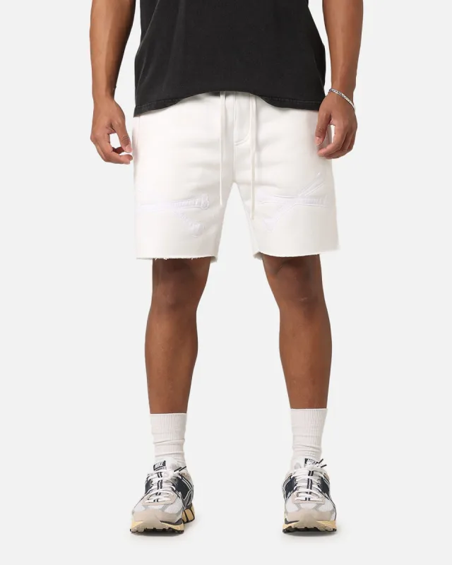 Saint Morta Bxnes Sweat Shorts Off White sold by Culture Kings