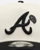New Era Atlanta Braves 'Paisley Hit' 9FORTY A-Frame Snapback Chrome White/Black sold by Culture Kings