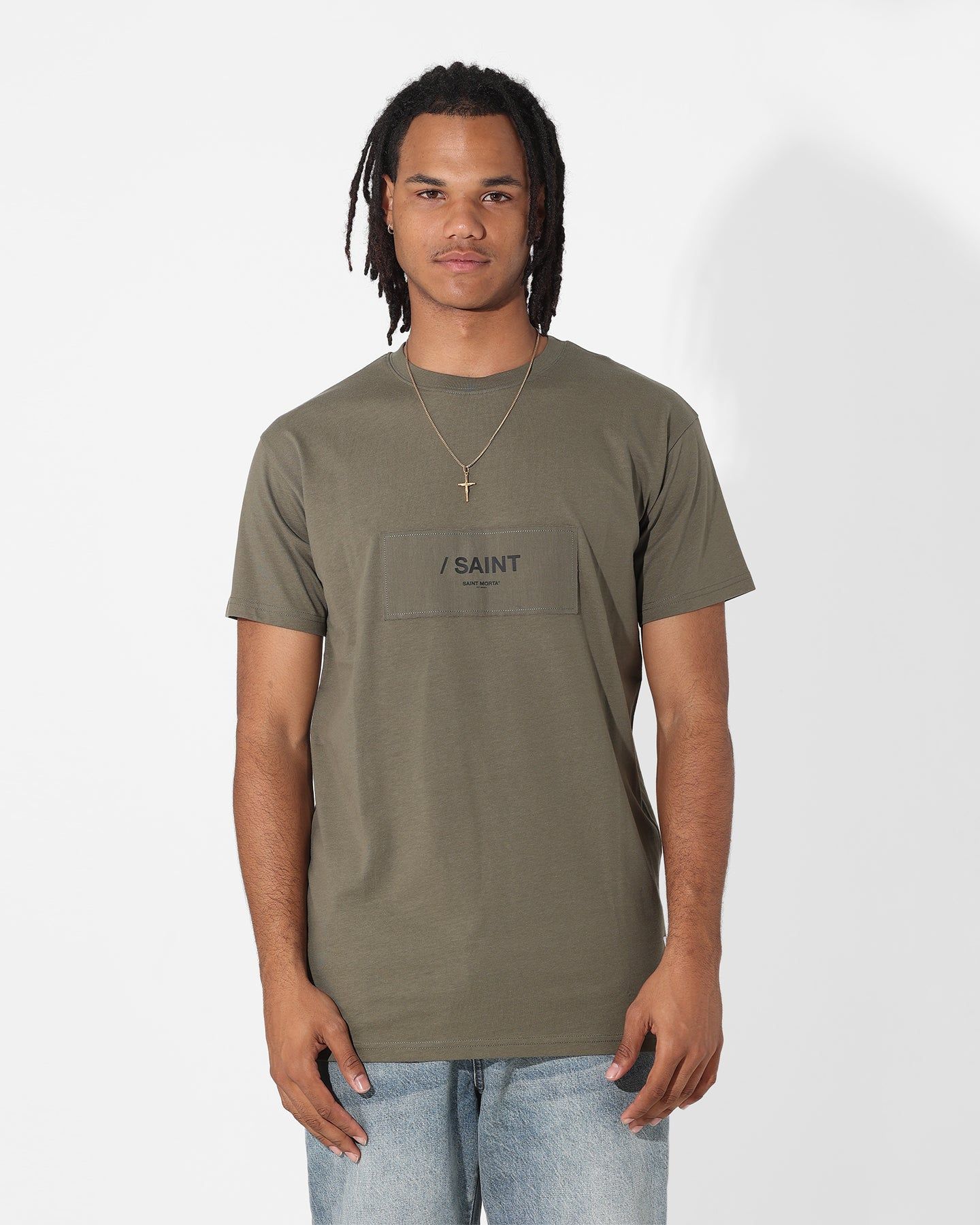 Saint Morta Legionaire Lafayette T-Shirt Khaki Green sold by Culture Kings