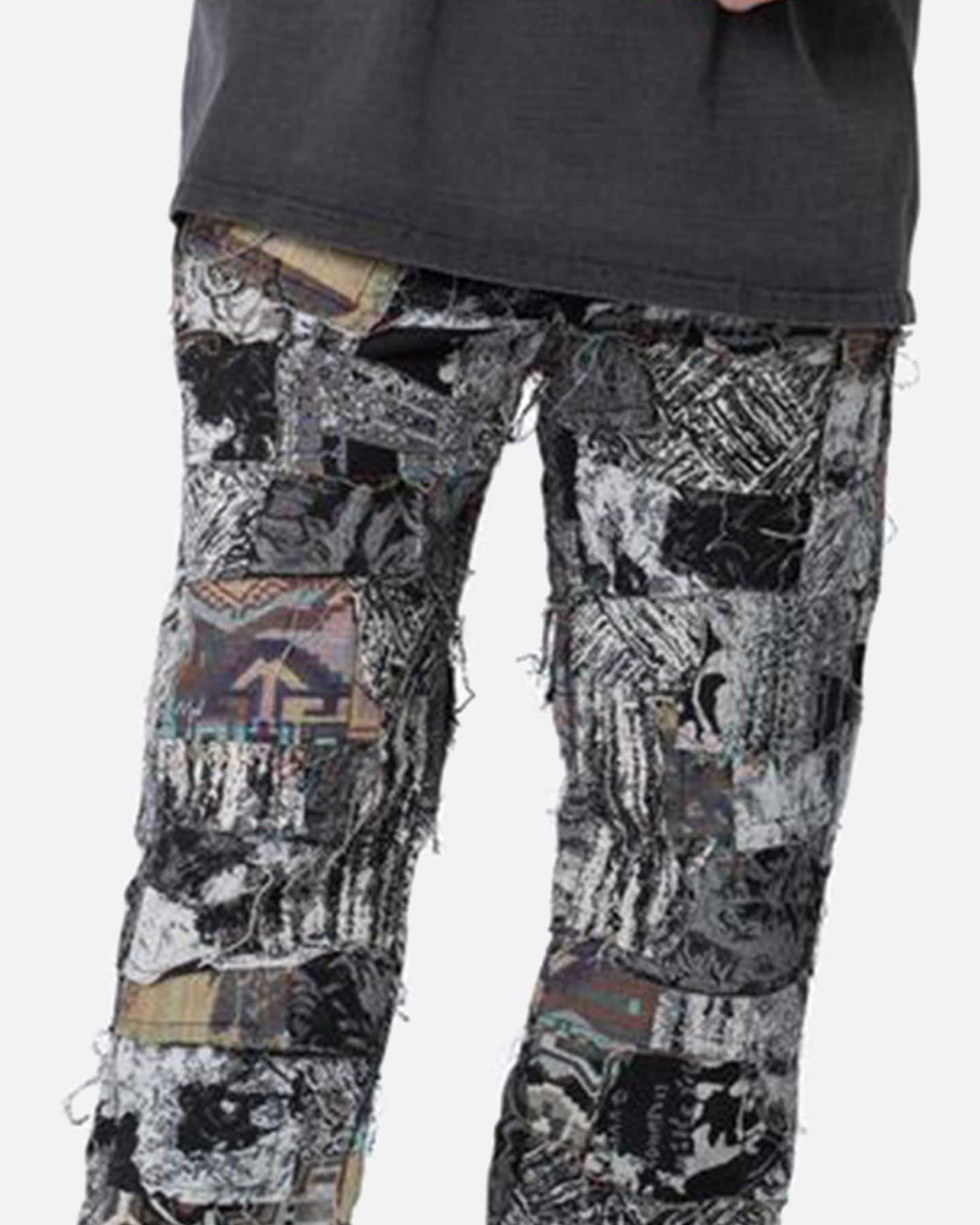 MNML Panelled Blanket Pants Black/White sold by Culture Kings product image thumbnail 5