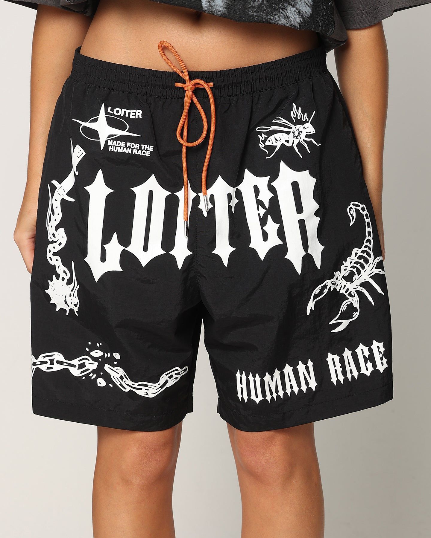 Loiter Sketch Boot Walk Shorts Black sold by Culture Kings product image thumbnail 5