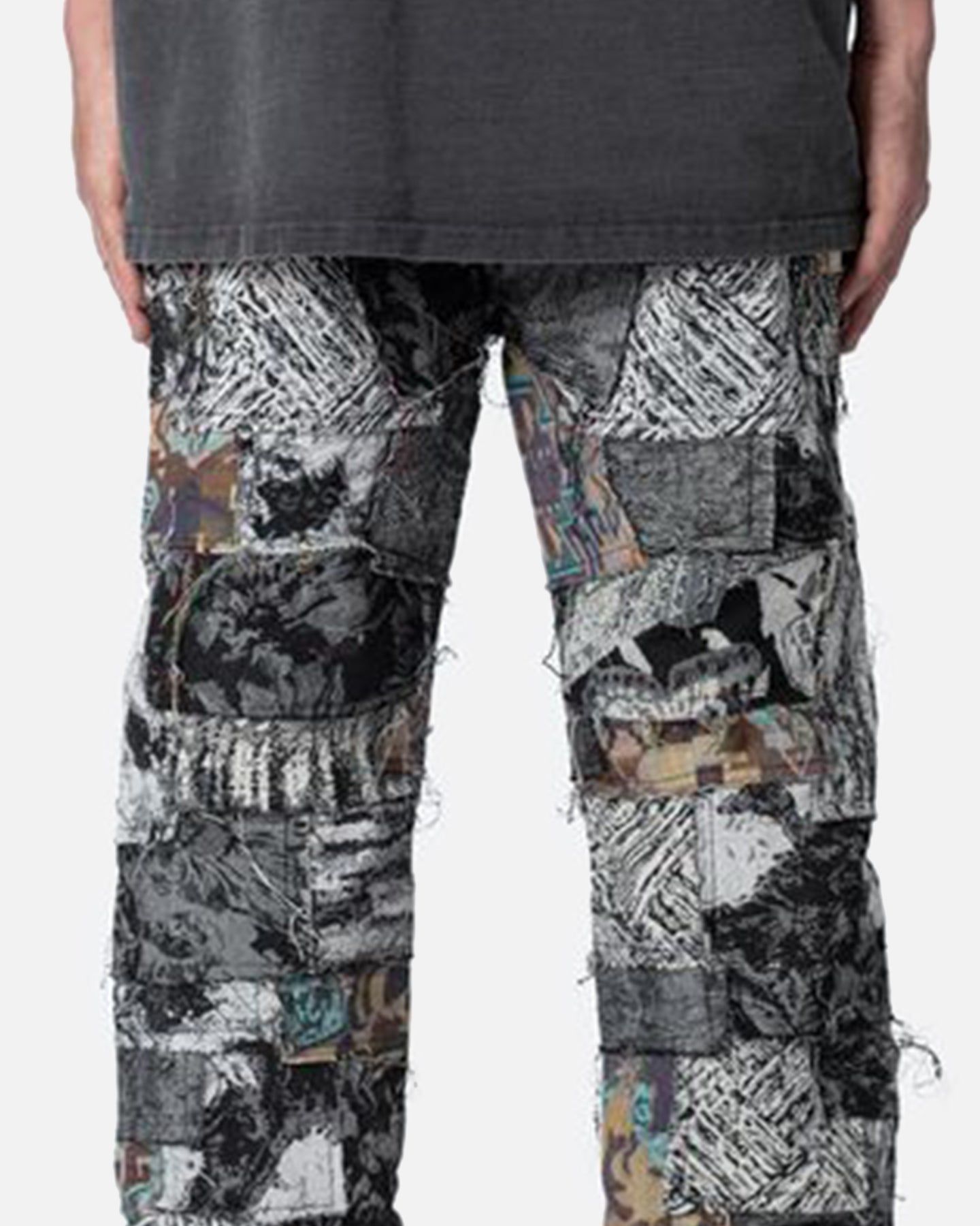 MNML Panelled Blanket Pants Black/White sold by Culture Kings product image thumbnail 4