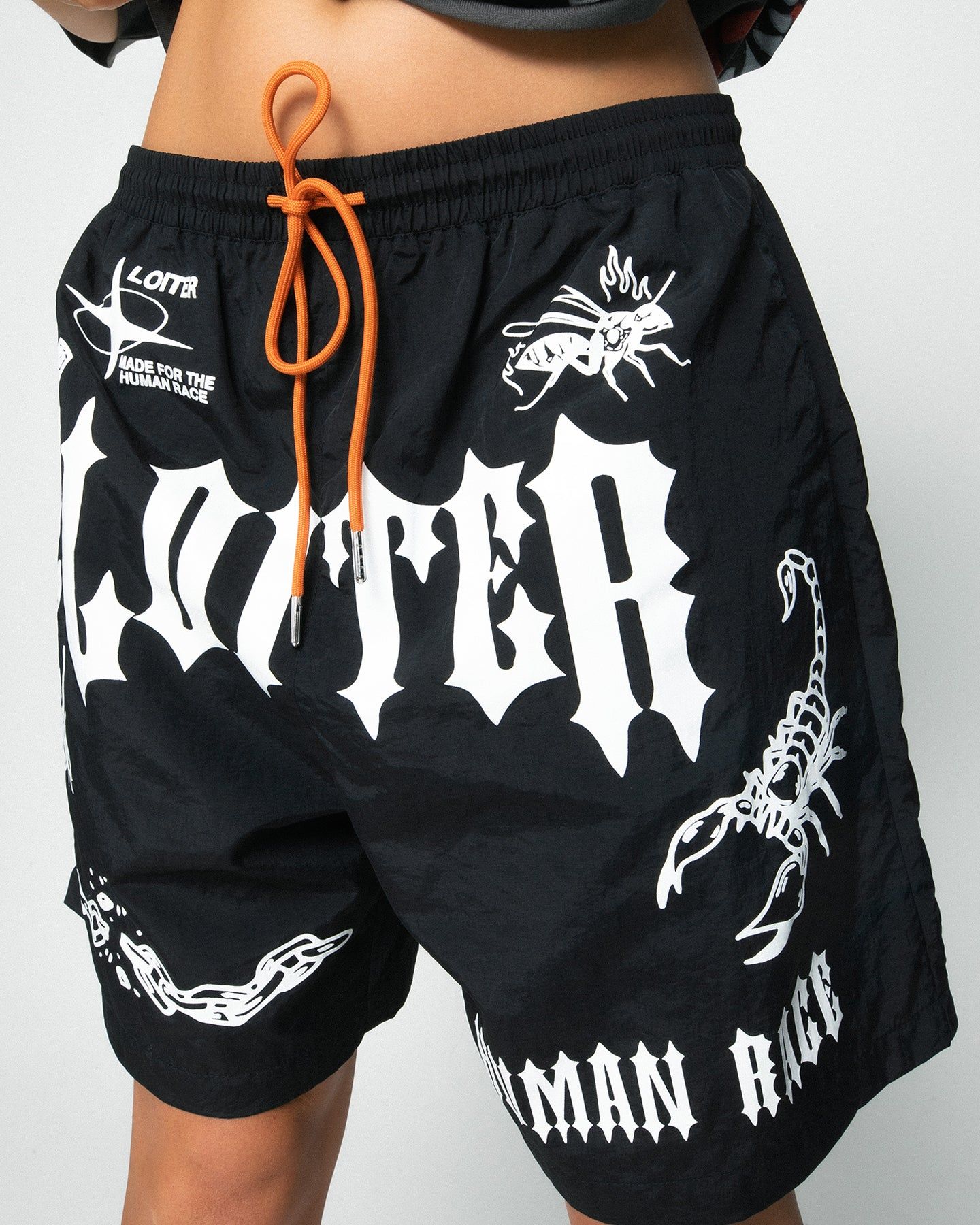 Loiter Sketch Boot Walk Shorts Black sold by Culture Kings product image thumbnail 4