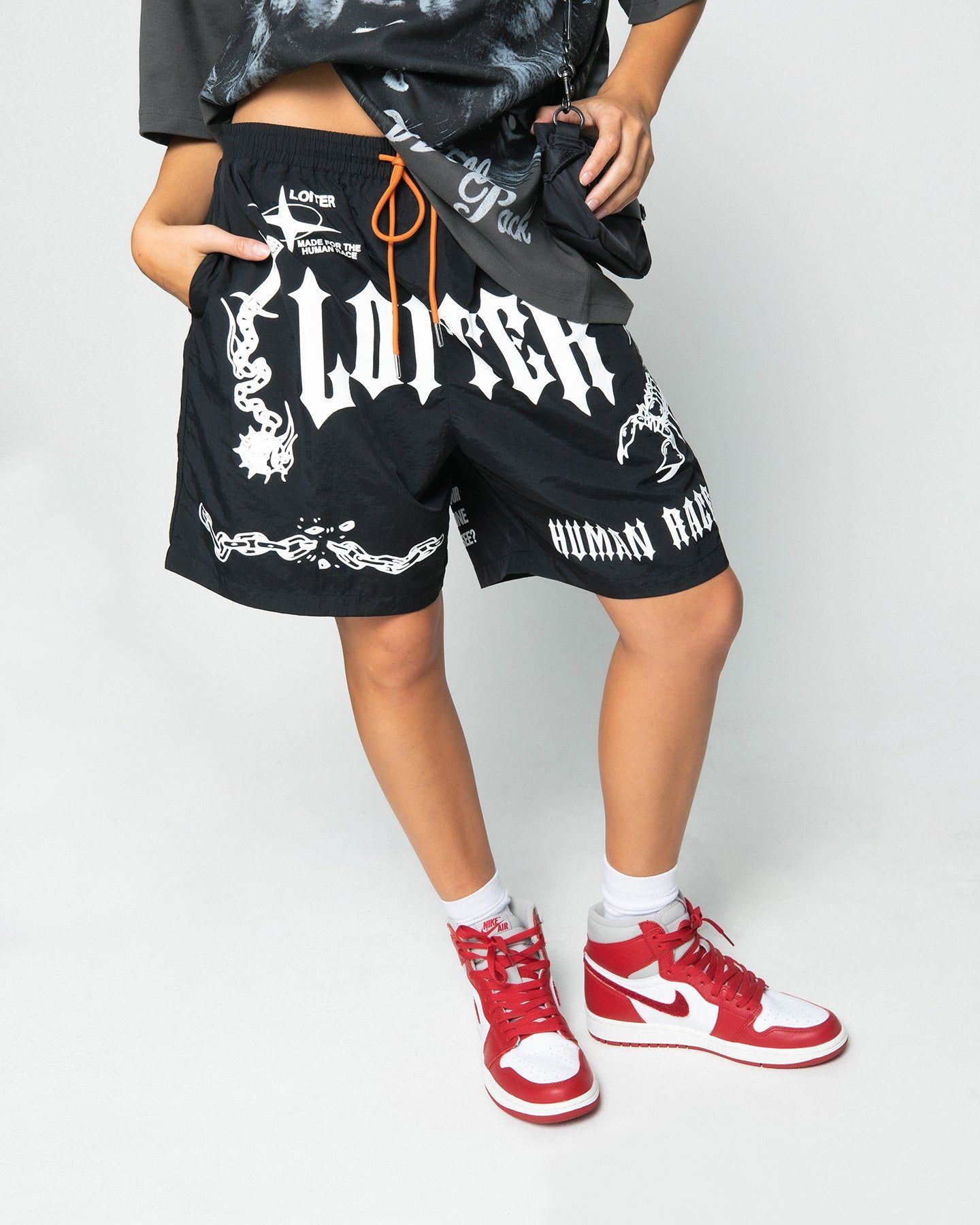 Loiter Sketch Boot Walk Shorts Black sold by Culture Kings