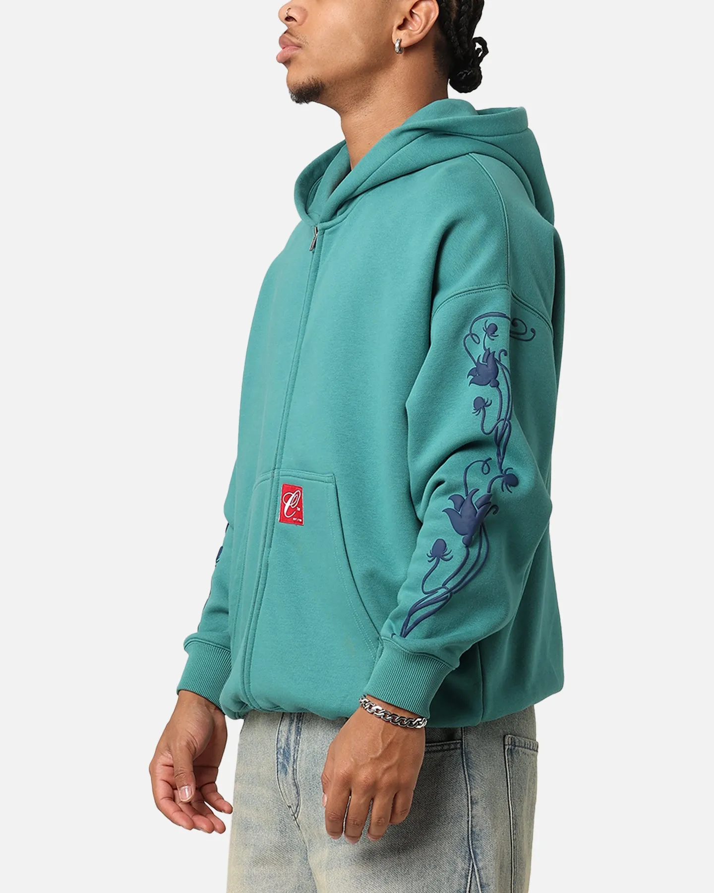 Carre Flower Bomb Full Zip Hoodie Oxidized Green sold by Culture Kings product image thumbnail 5