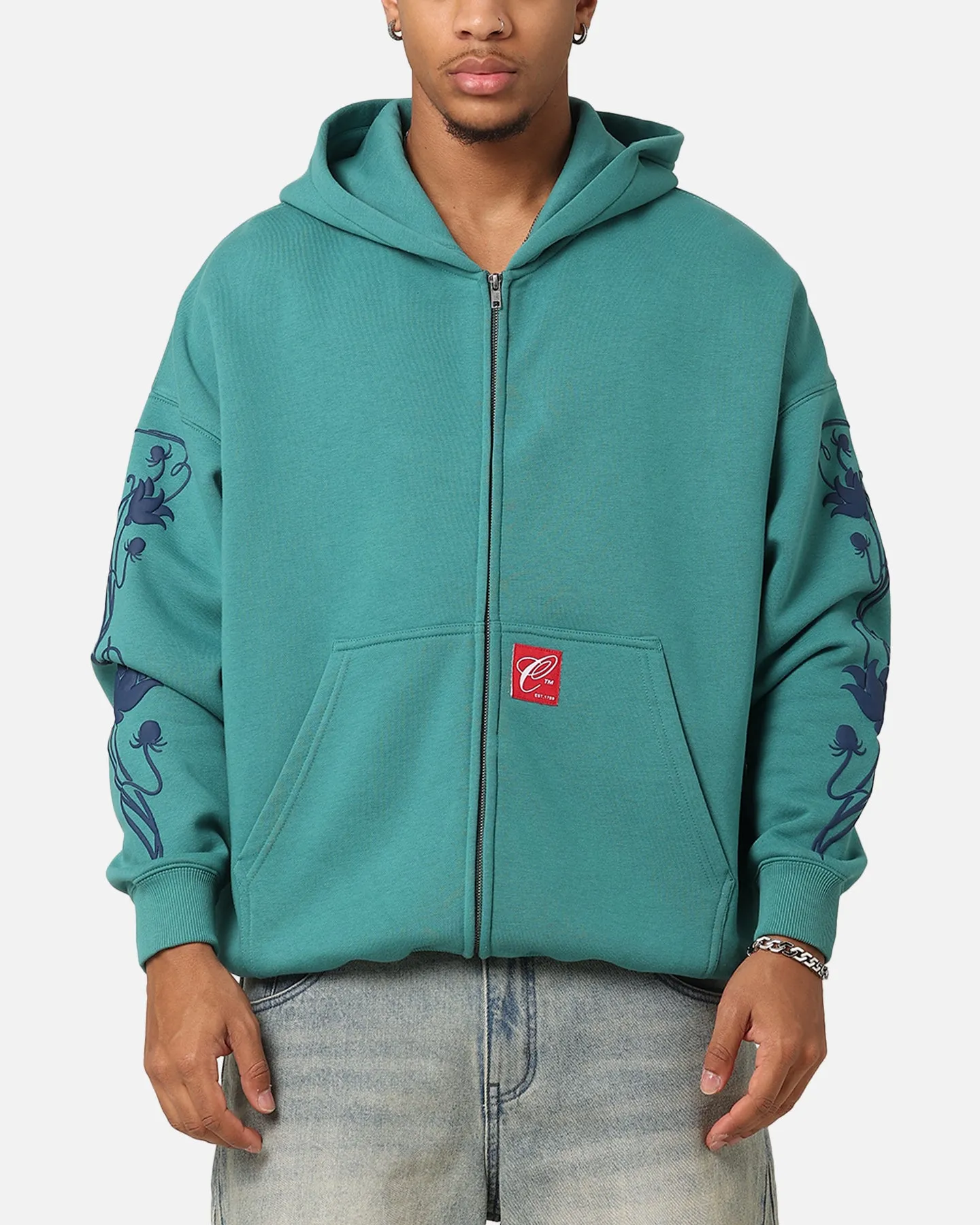 Carre Flower Bomb Full Zip Hoodie Oxidized Green sold by Culture Kings