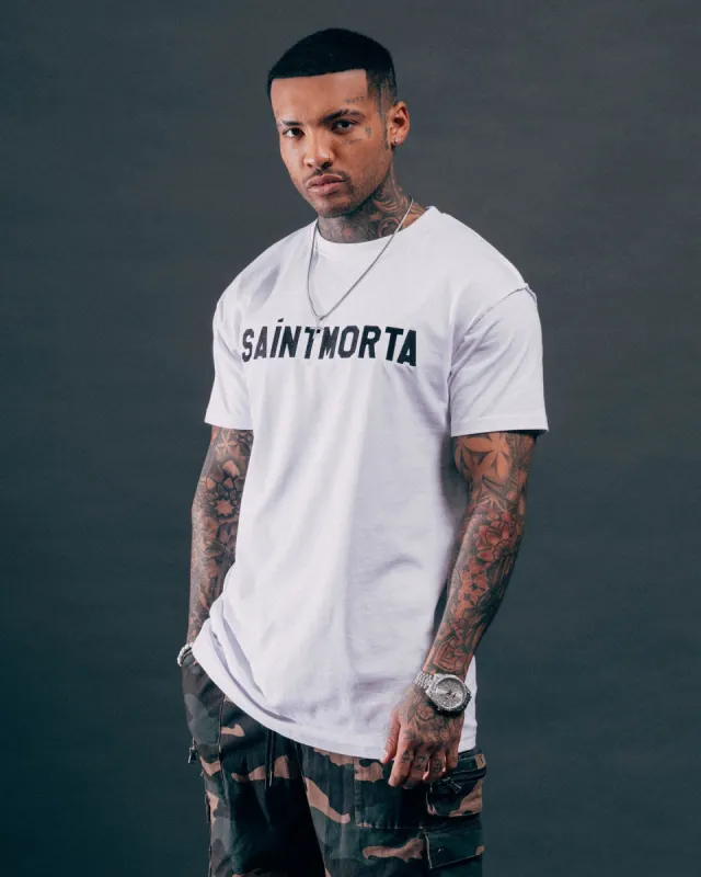 Saint Morta Yearbook Lafayette T-Shirt White/Black sold by Culture Kings