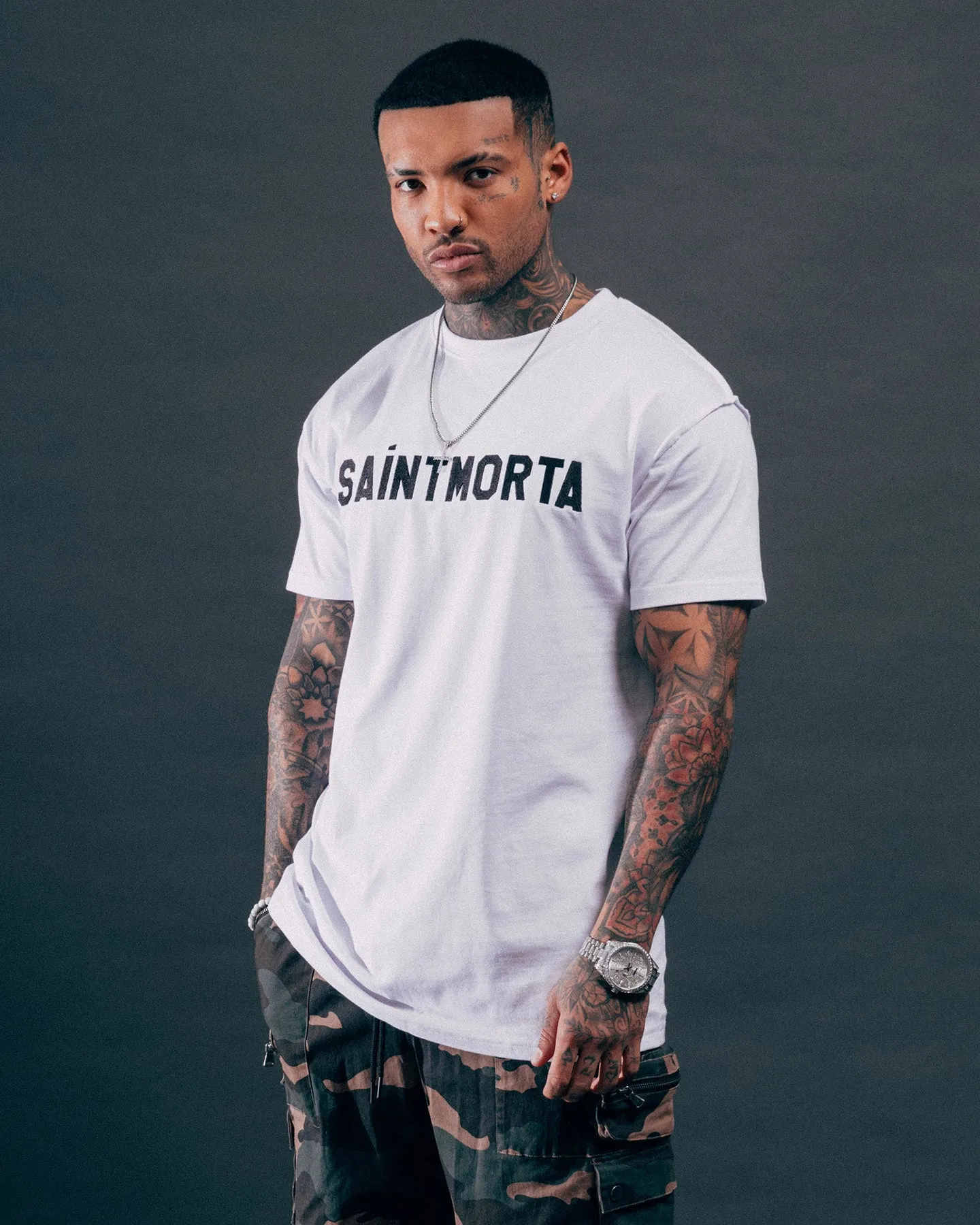 Saint Morta Yearbook Lafayette T-Shirt White/Black sold by Culture Kings