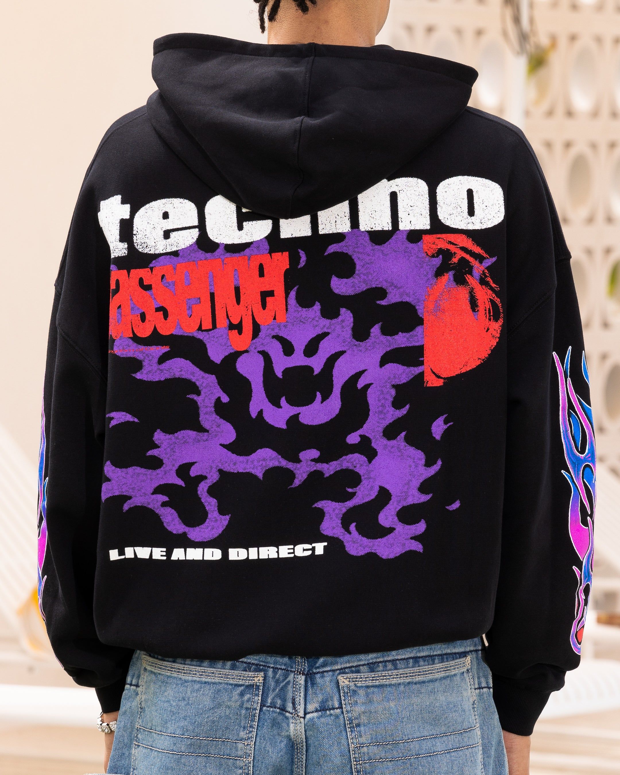 Loiter Live In Direct Vintage Hoodie Black sold by Culture Kings product image thumbnail 5