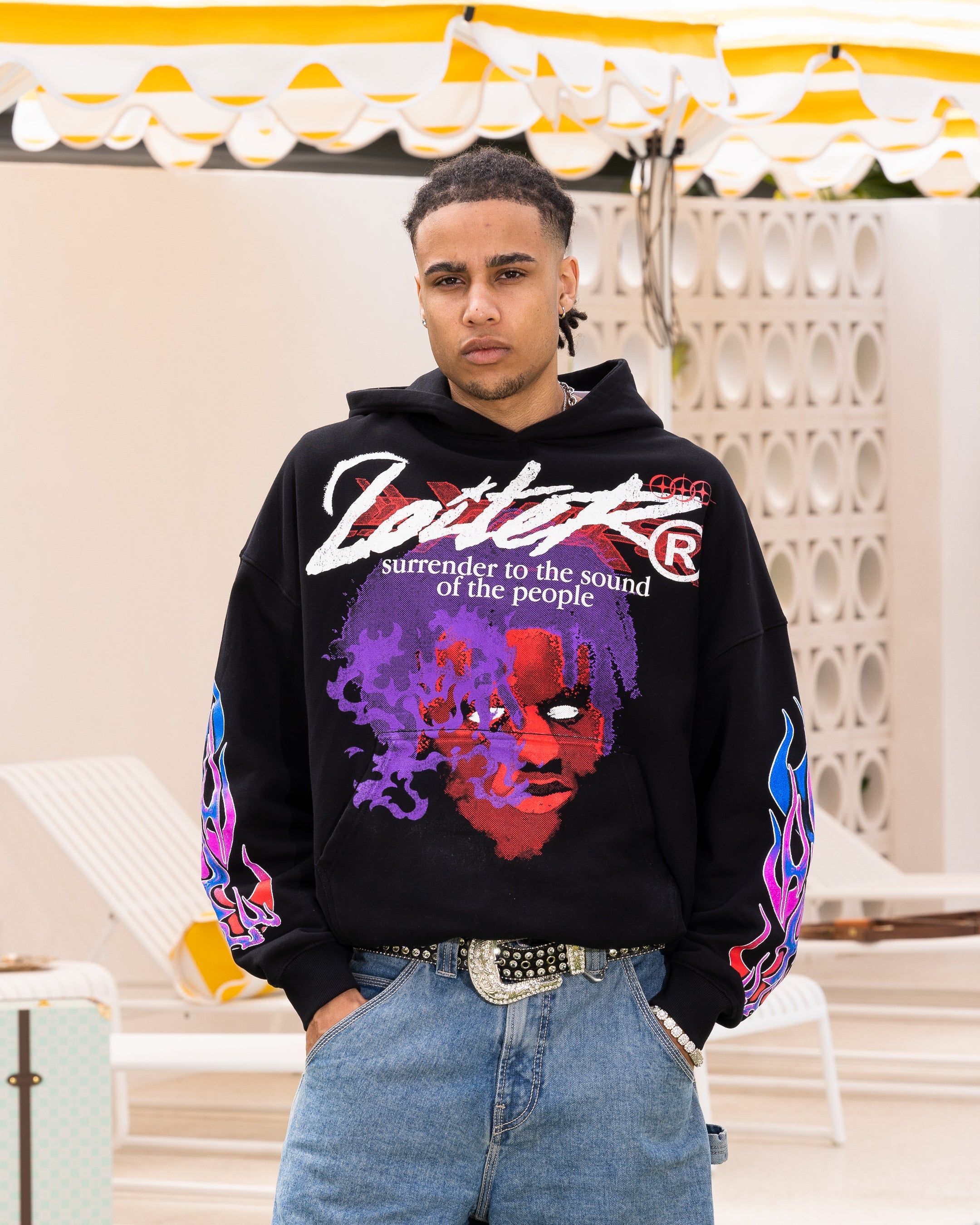 Loiter Live In Direct Vintage Hoodie Black sold by Culture Kings