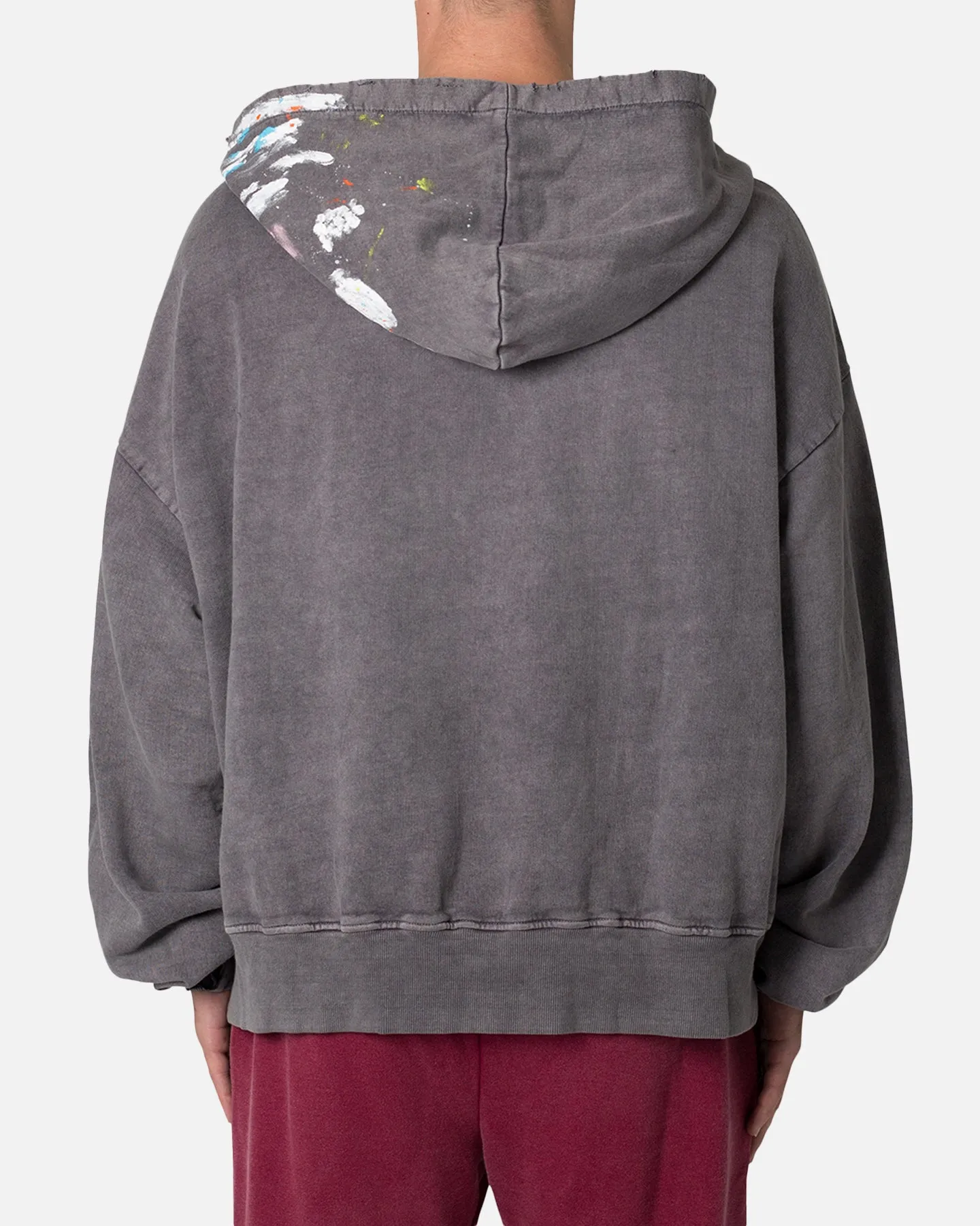 MNML Destroyed Painter Hoodie Charcoal Grey sold by Culture Kings product image thumbnail 4