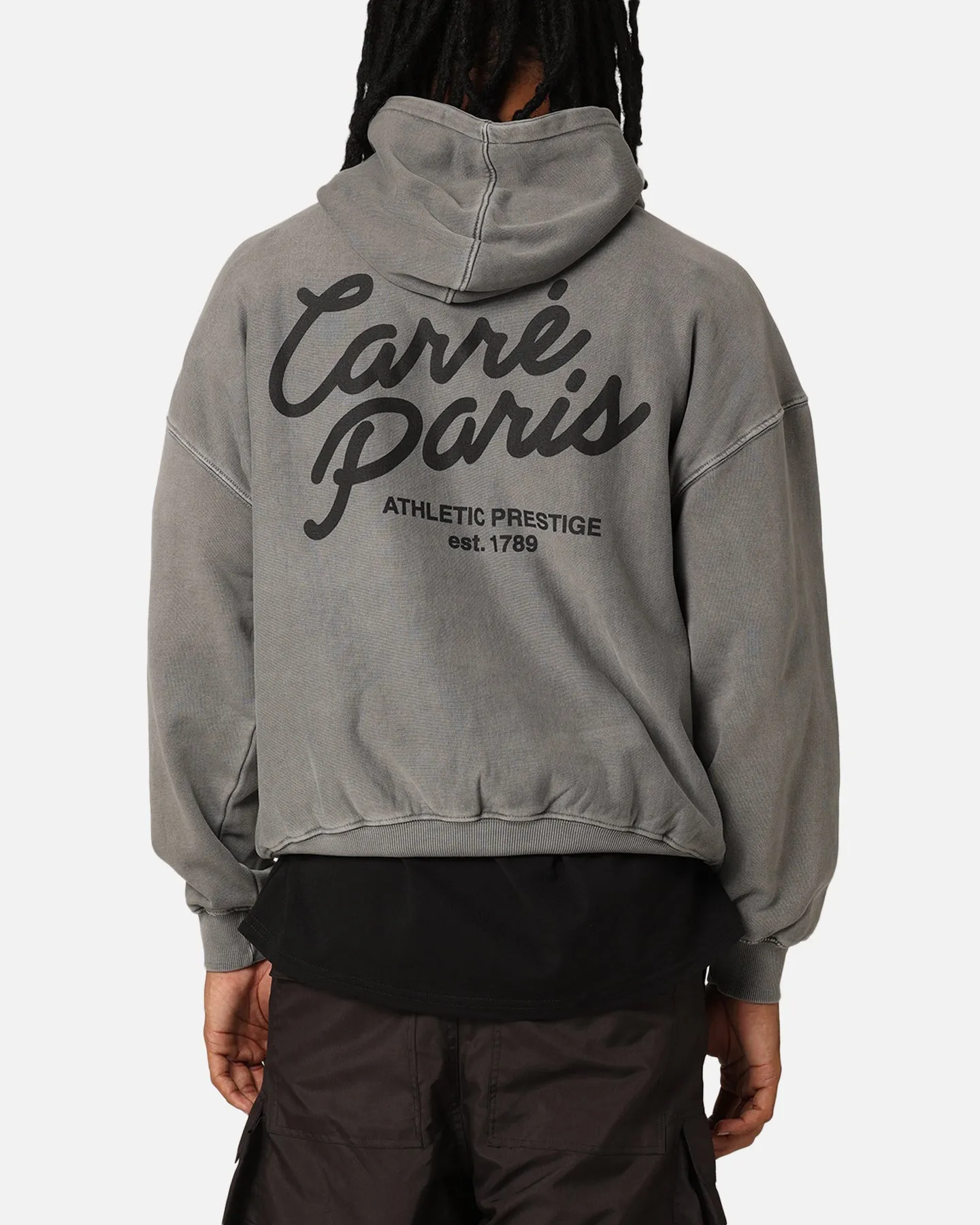 Carré Athletic Heritage Hoodie Washed Charcoal sold by Culture Kings