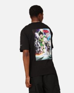 Reebok X Hunter X Hunter Heroes V Villains T-Shirt Black sold by Culture Kings