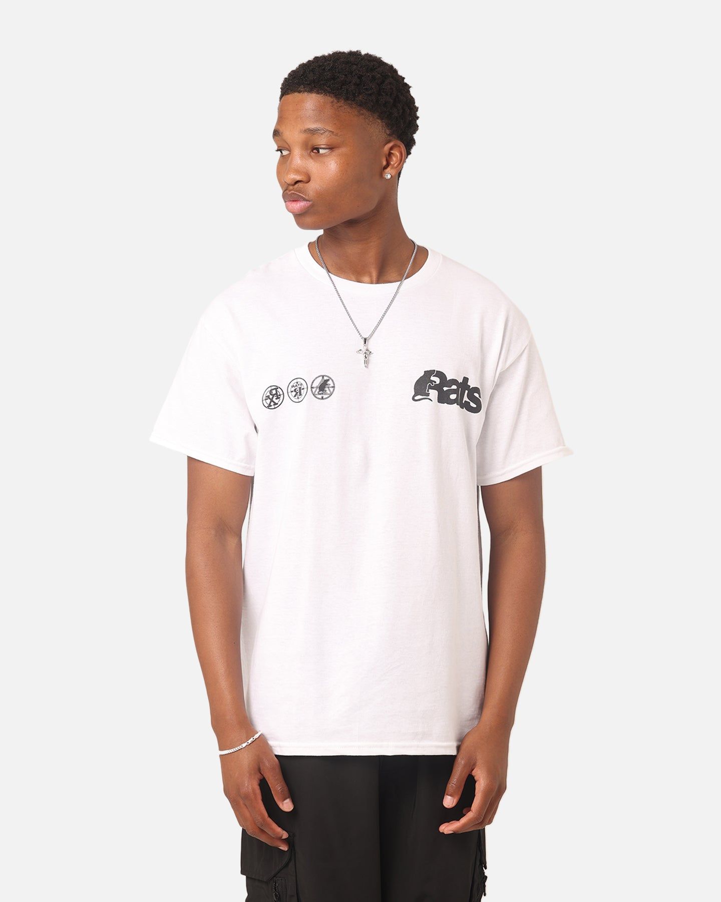 Rats Get Fat Drain Gang T-Shirt White sold by Culture Kings