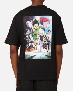 Reebok X Hunter X Hunter Heroes V Villains T-Shirt Black sold by Culture Kings