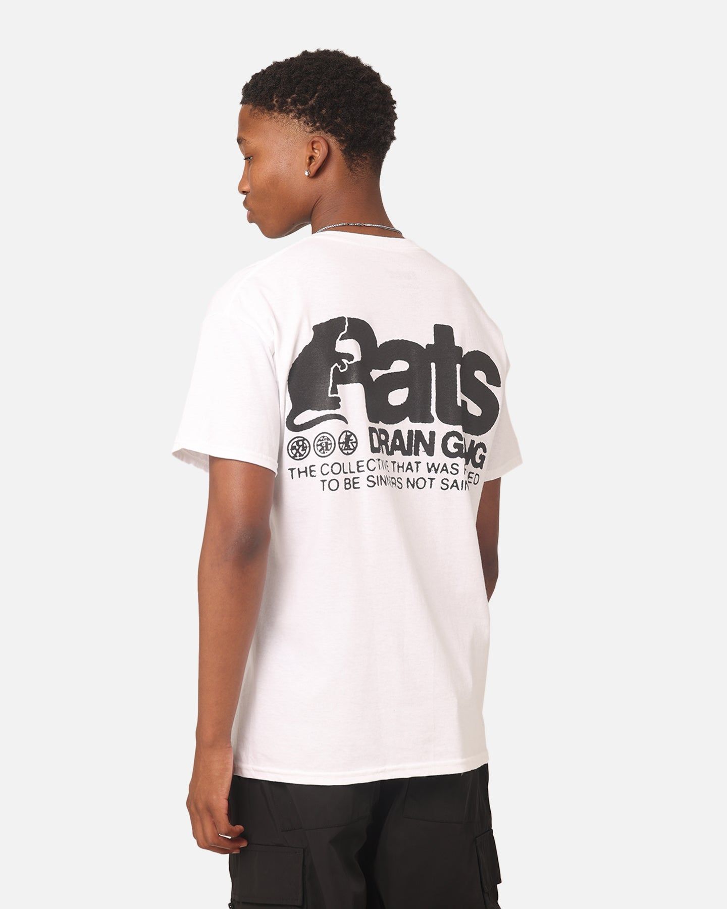Rats Get Fat Drain Gang T-Shirt White sold by Culture Kings product image thumbnail 2