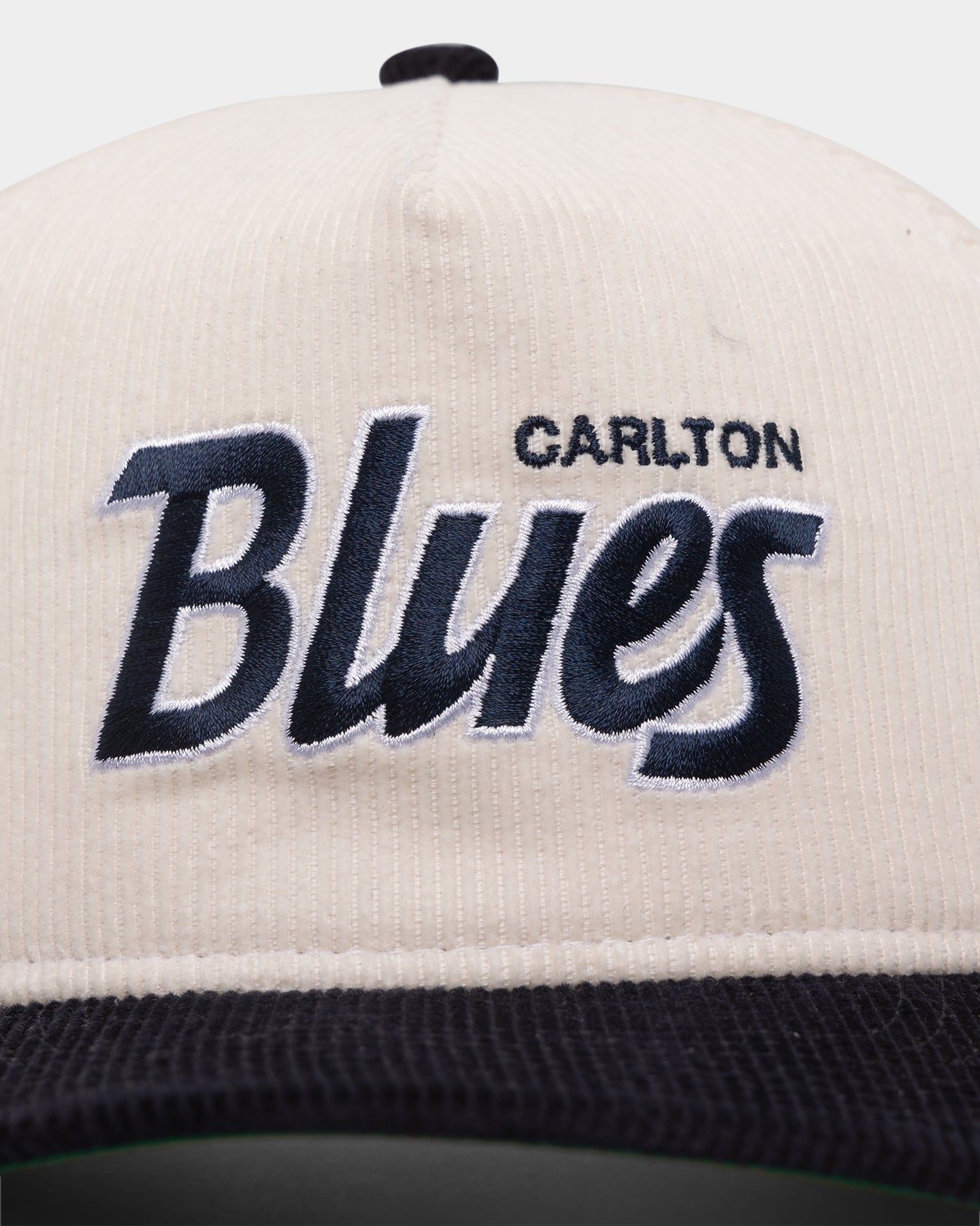 New Era Carlton Blues "AFL Cord Script" Golfer Snapback Chrome/OTC sold by Culture Kings product image thumbnail 5