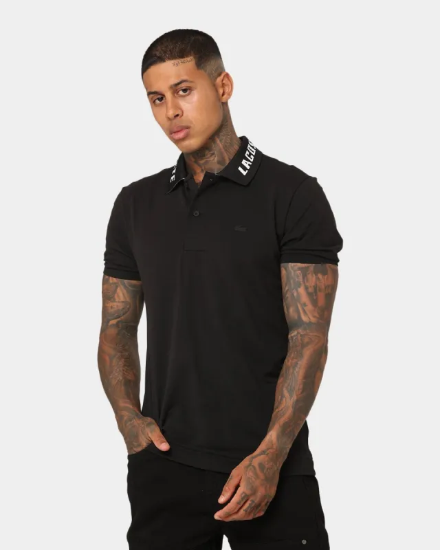 Lacoste Active Slim Fit Polo T-Shirt Black sold by Culture Kings