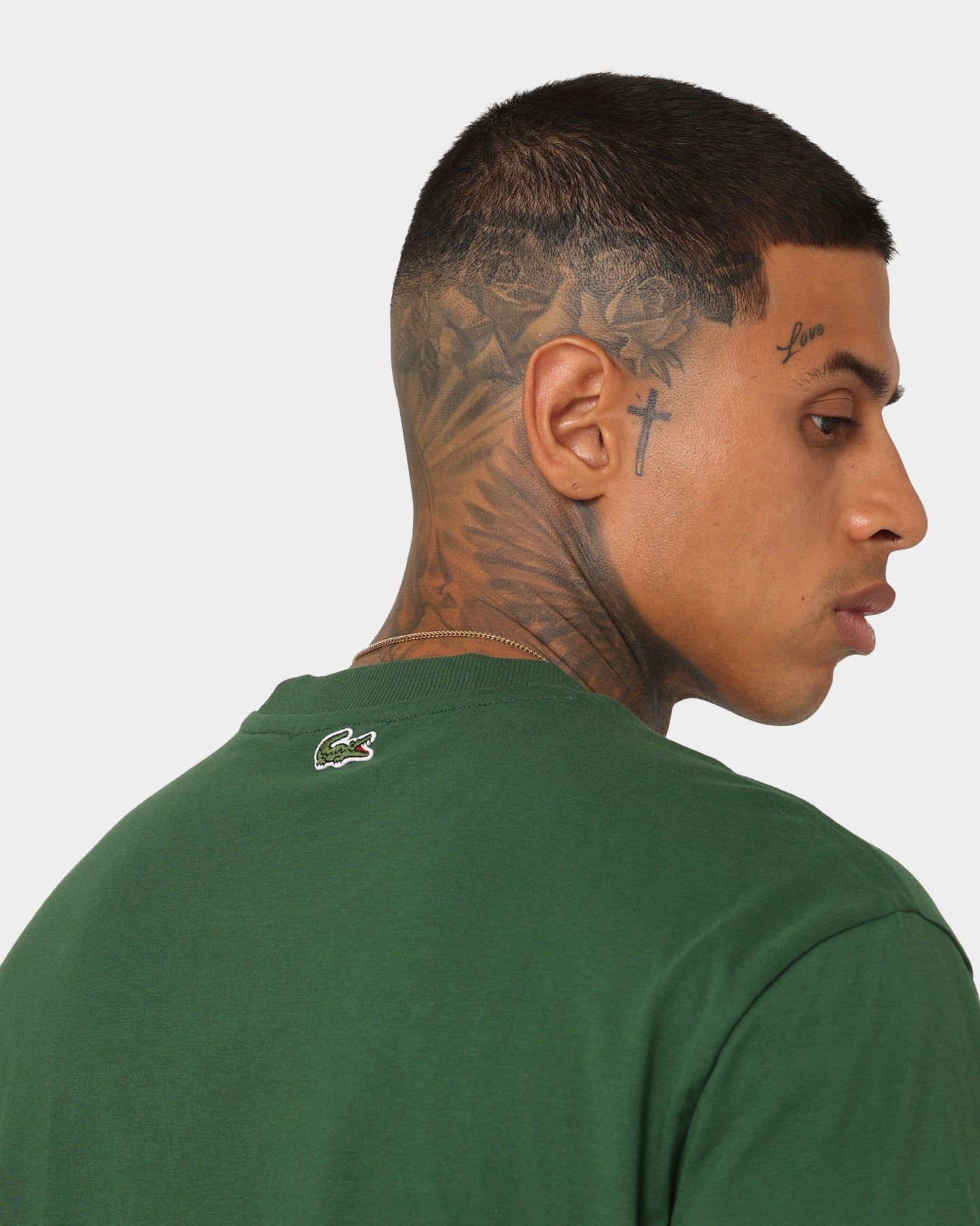 Lacoste Monogram Logo T-Shirt Green sold by Culture Kings product image thumbnail 7
