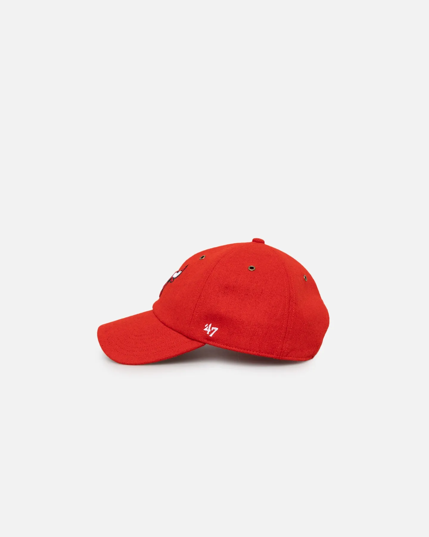 47 Brand Chicago Bulls Wooly Clean Up Strapback Red sold by Culture Kings product image thumbnail 4