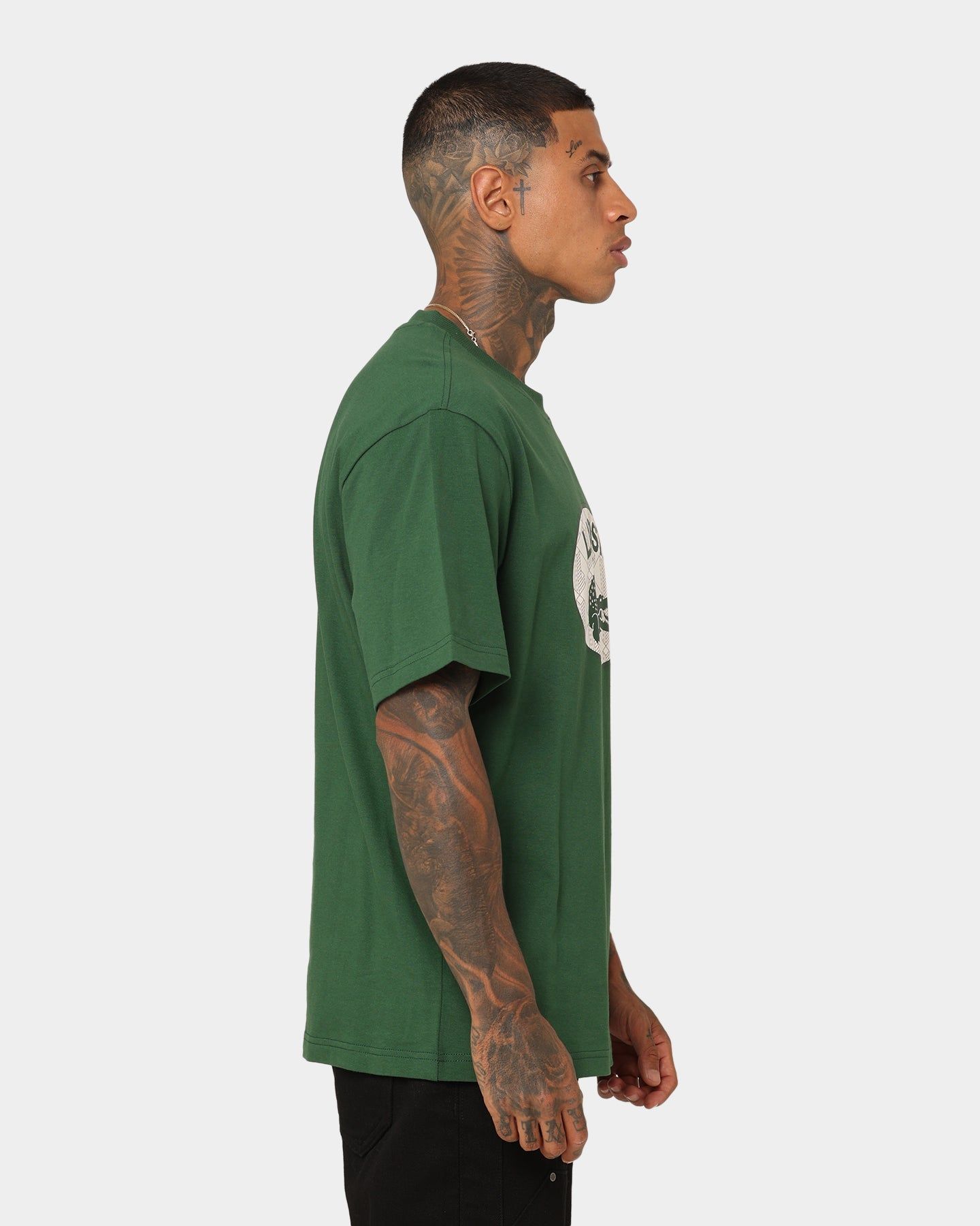 Lacoste Monogram Logo T-Shirt Green sold by Culture Kings product image thumbnail 5