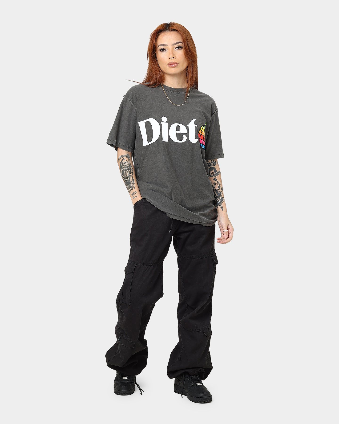 Diet Starts Monday Apple T-Shirt Vintage Black sold by Culture Kings product image thumbnail 2