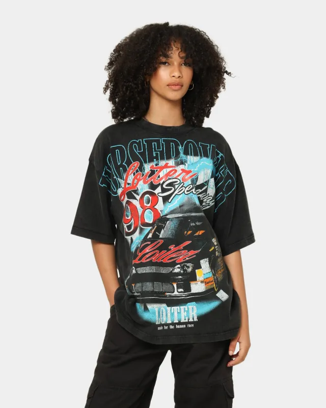 Loiter Speedway Vintage T-Shirt Vintage Black sold by Culture Kings