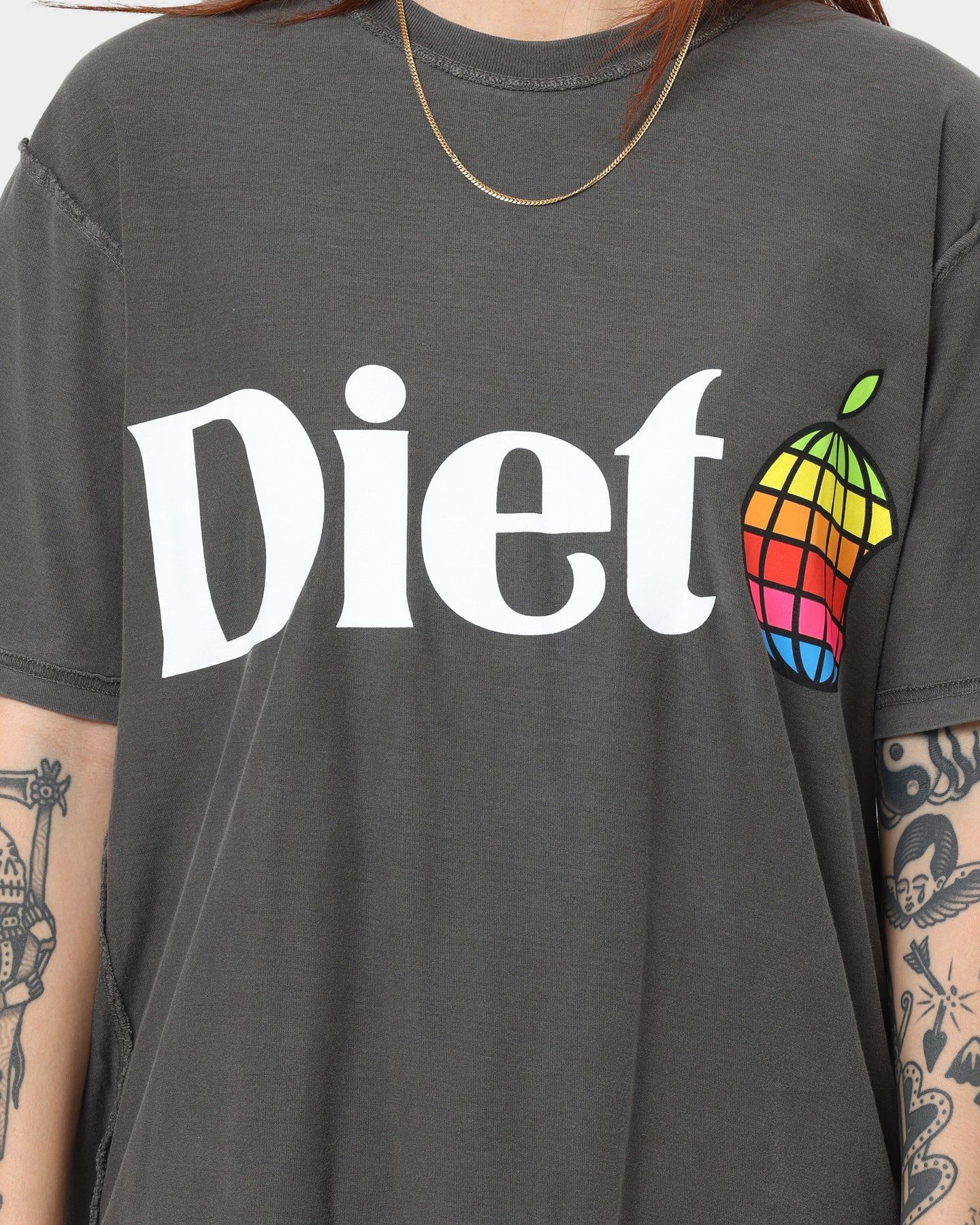 Diet Starts Monday Apple T-Shirt Vintage Black sold by Culture Kings product image thumbnail 3
