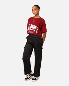 Tommy Jeans Women's Satin Utility Pants Black sold by Culture Kings