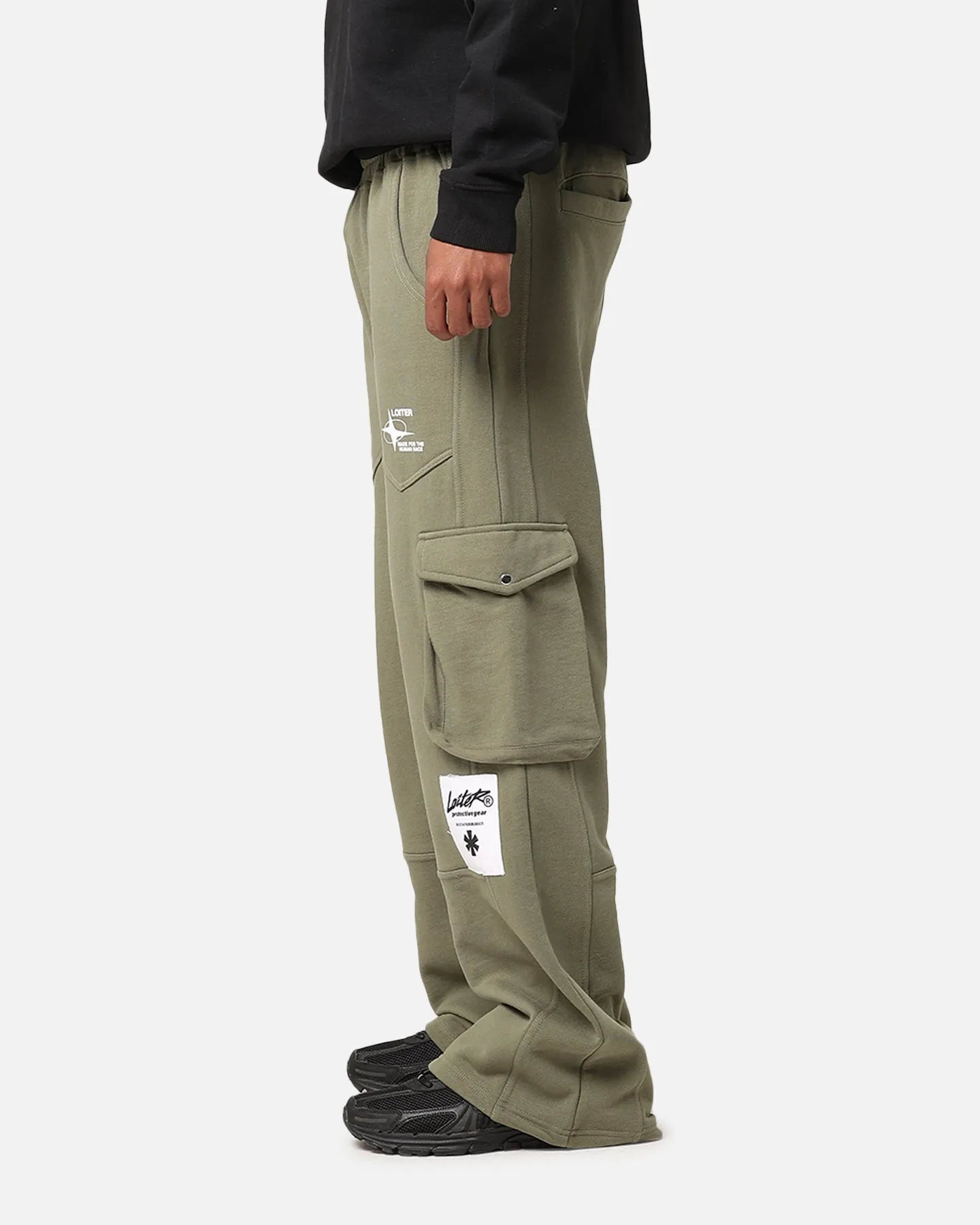 Loiter Utopia Cargo Sweat Pants Khaki Green sold by Culture Kings product image thumbnail 5
