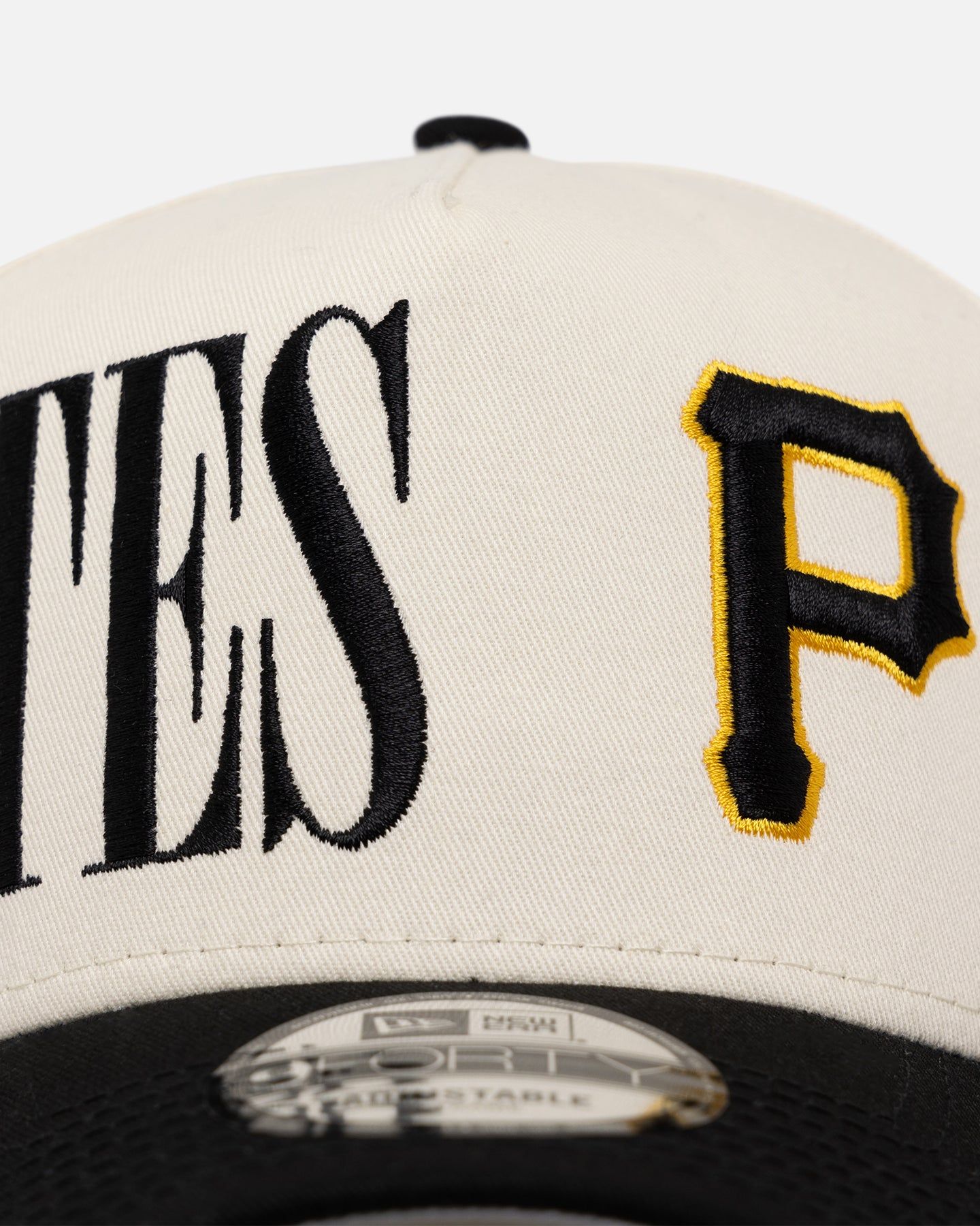New Era Pittsburgh Pirates 'Tall Text' 9FORTY A-Frame Snapback Chrome White/OTC sold by Culture Kings product image thumbnail 5