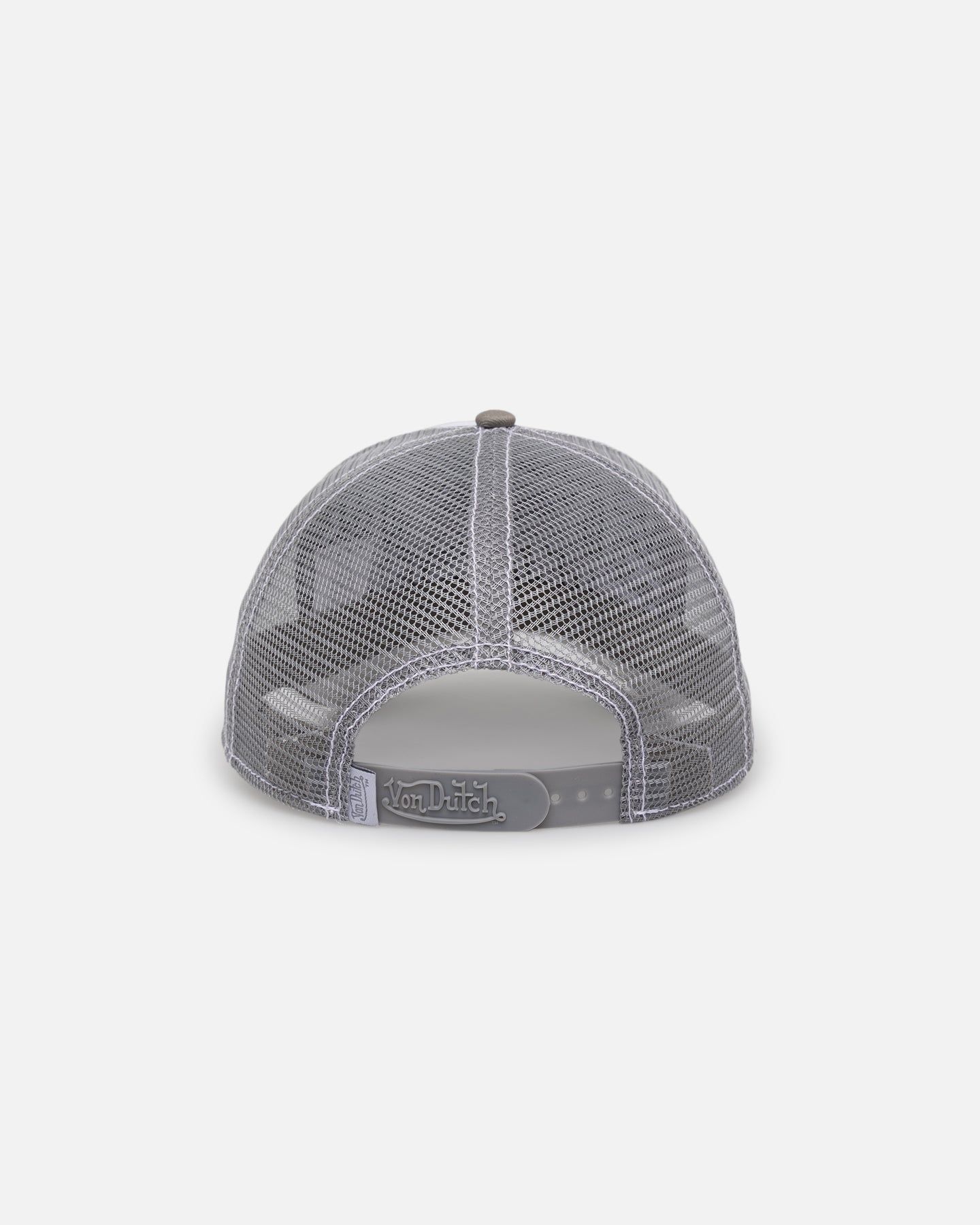 Von Dutch Grey & White Trucker Snapback Grey/White | Parallel