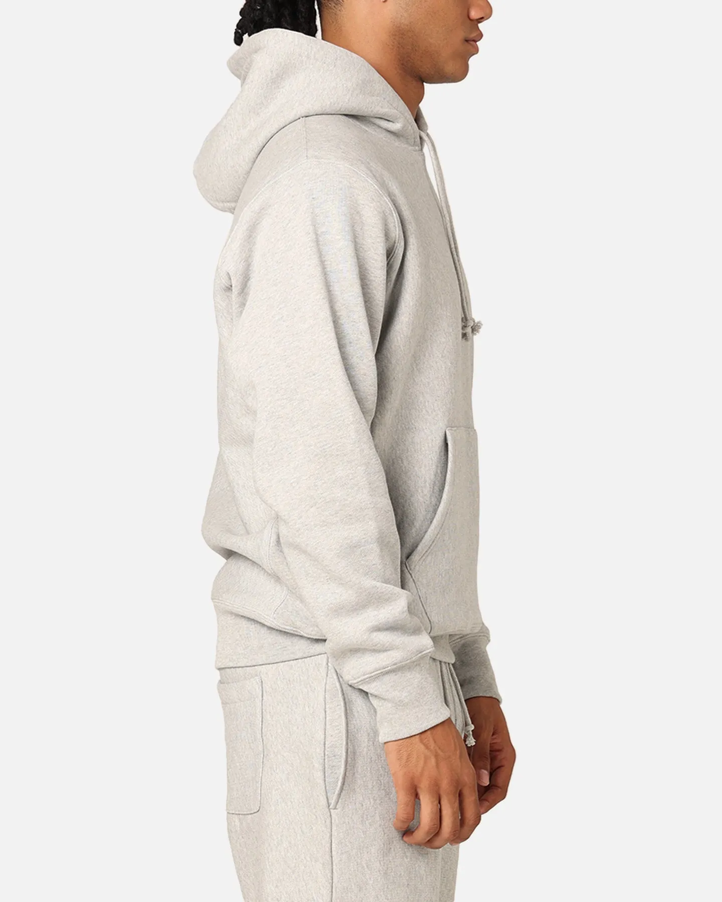 Champion Reverse Weave Small C Hoodie Oxford Heather sold by Culture Kings product image thumbnail 4
