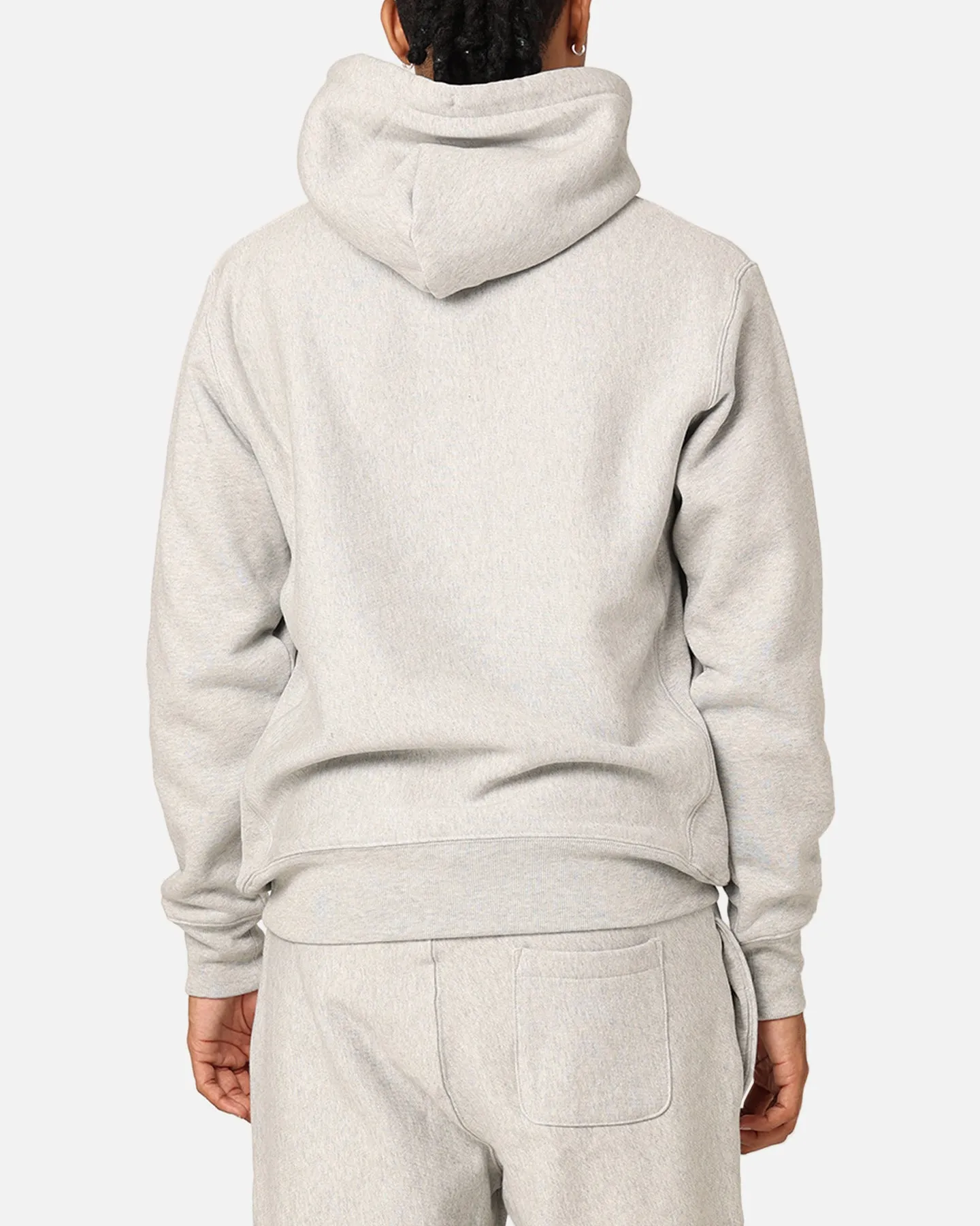 Champion Reverse Weave Small C Hoodie Oxford Heather sold by Culture Kings product image thumbnail 3