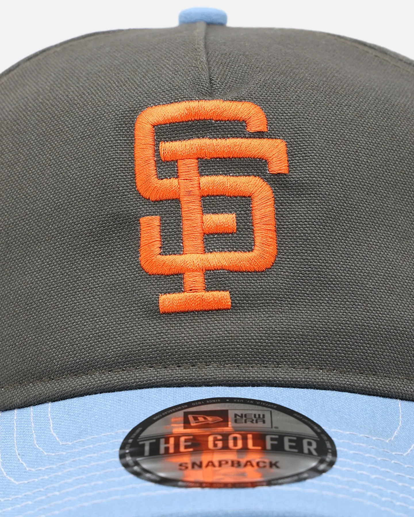 New Era San Francisco Giants 'Contrast Visor' Pre-Curved Golfer Snapback Moss/Sky sold by Culture Kings product image thumbnail 5