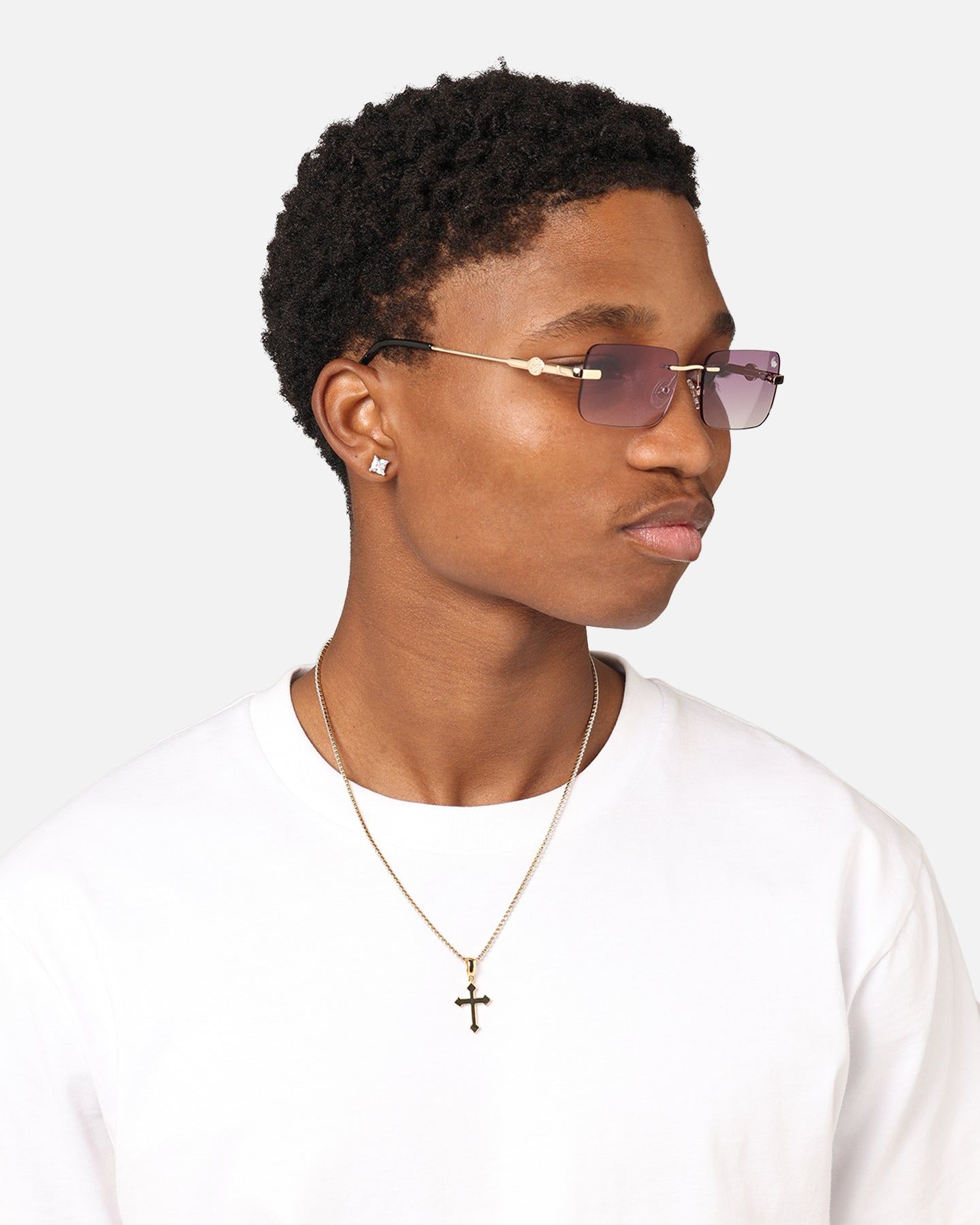 Belvoir & Co Hampton Sunglasses Purple/Gold sold by Culture Kings product image thumbnail 3