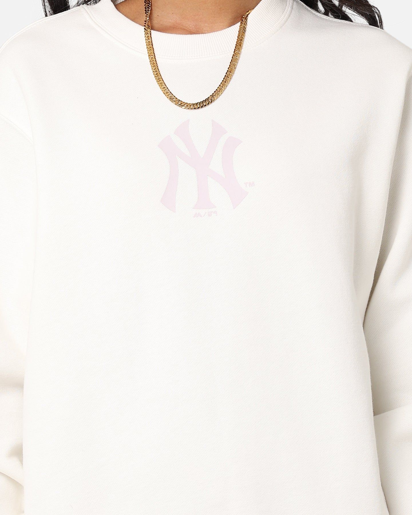 Majestic Athletic Women's New York Yankees Script Back Crewneck Vintage White sold by Culture Kings product image thumbnail 4