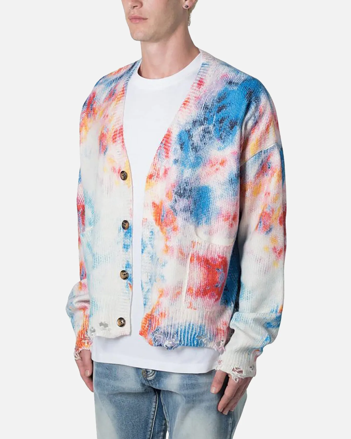 MNML Tie Dye Cardigan Sweater Multi sold by Culture Kings product image thumbnail 2