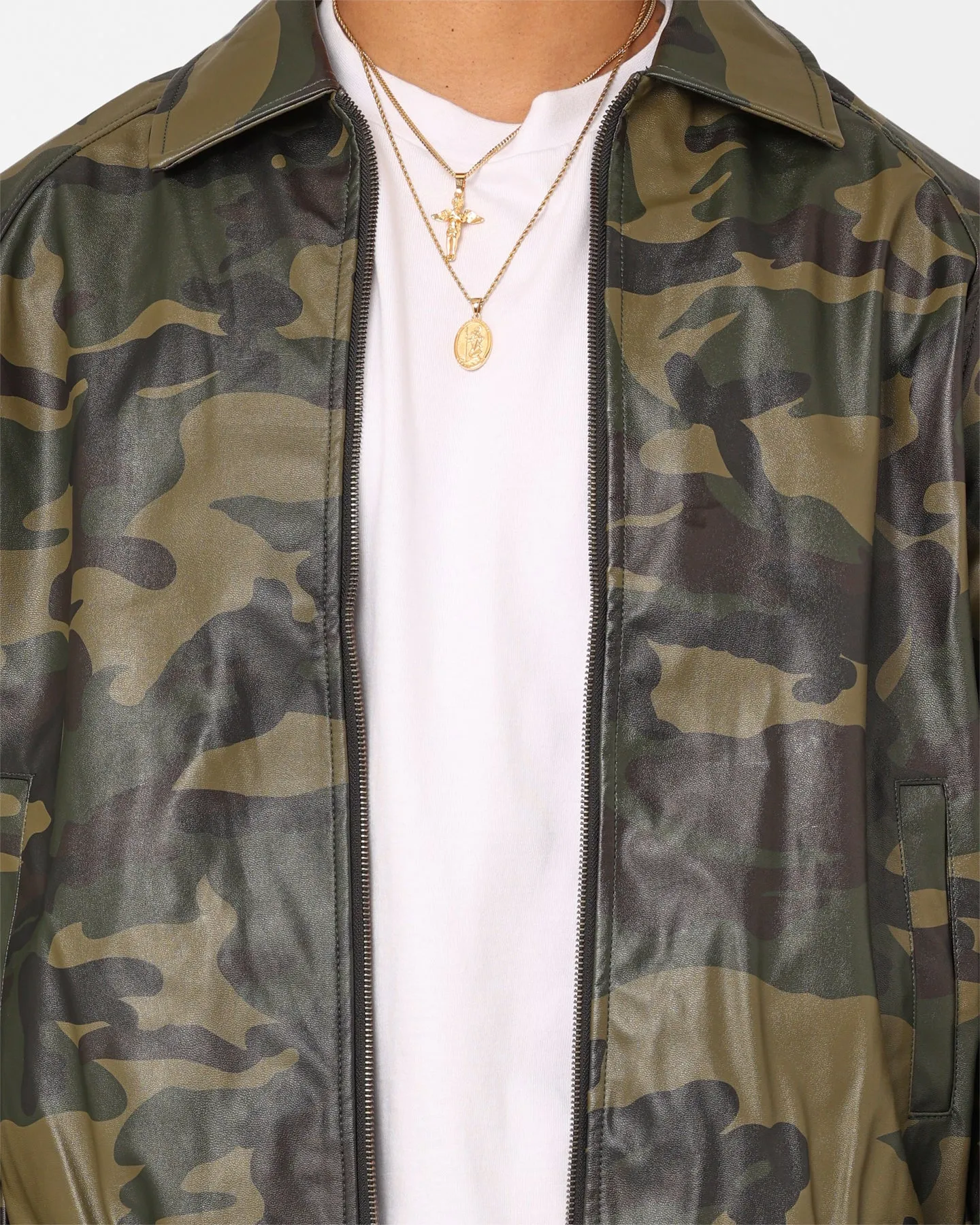 XXIII Cillian Camo PU Leather Jacket Camo sold by Culture Kings product image thumbnail 3