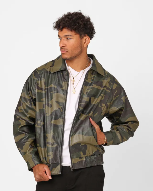 XXIII Cillian Camo PU Leather Jacket Camo sold by Culture Kings