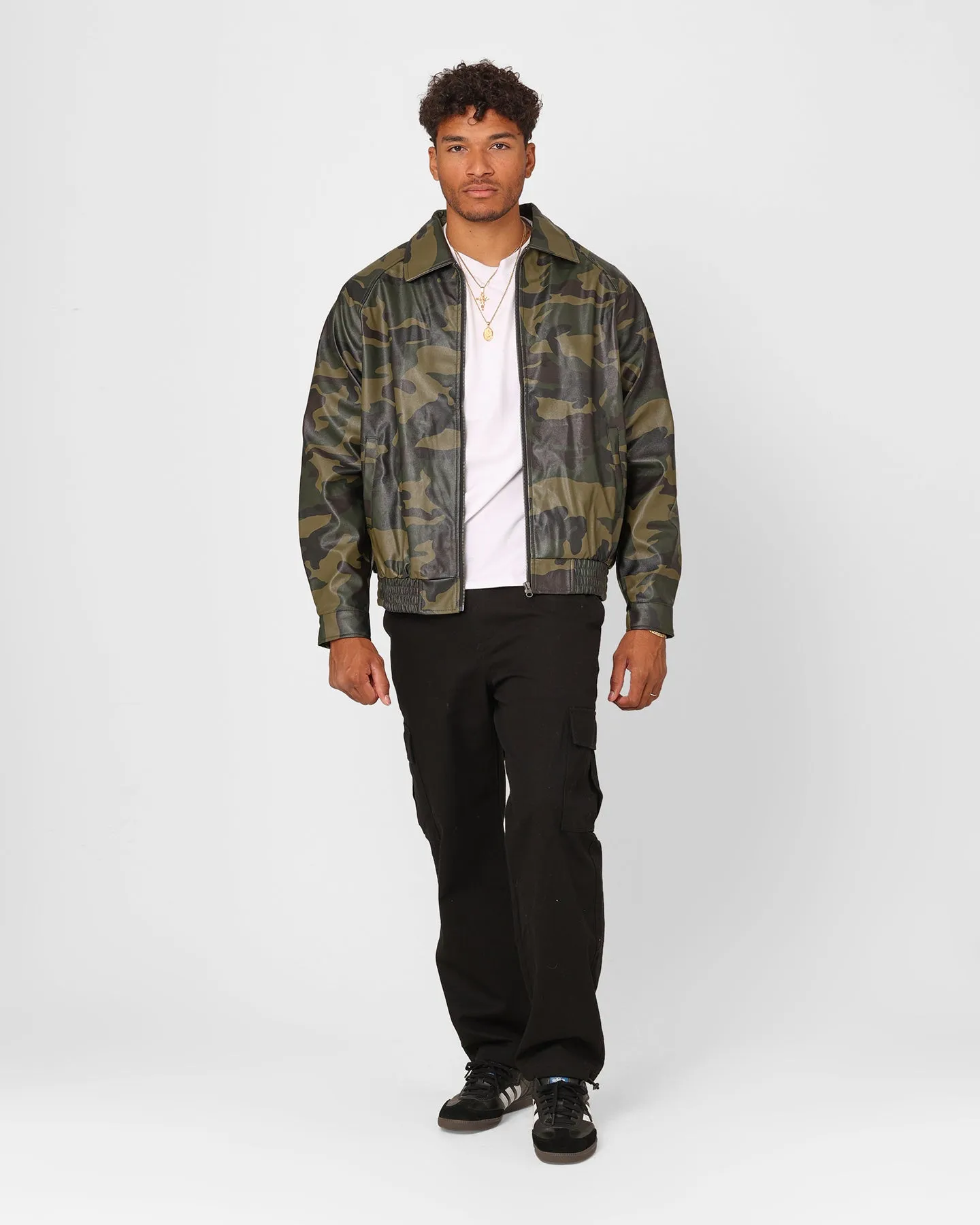 XXIII Cillian Camo PU Leather Jacket Camo sold by Culture Kings product image thumbnail 2