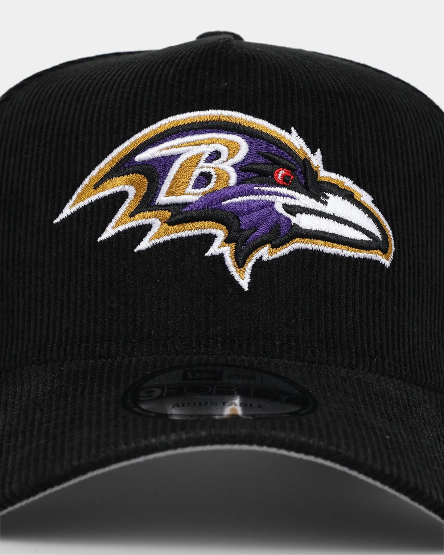 New Era Baltimore Ravens 'NFL Season' Corduroy 9FORTY A-Frame Snapback Black/OTC sold by Culture Kings product image thumbnail 5