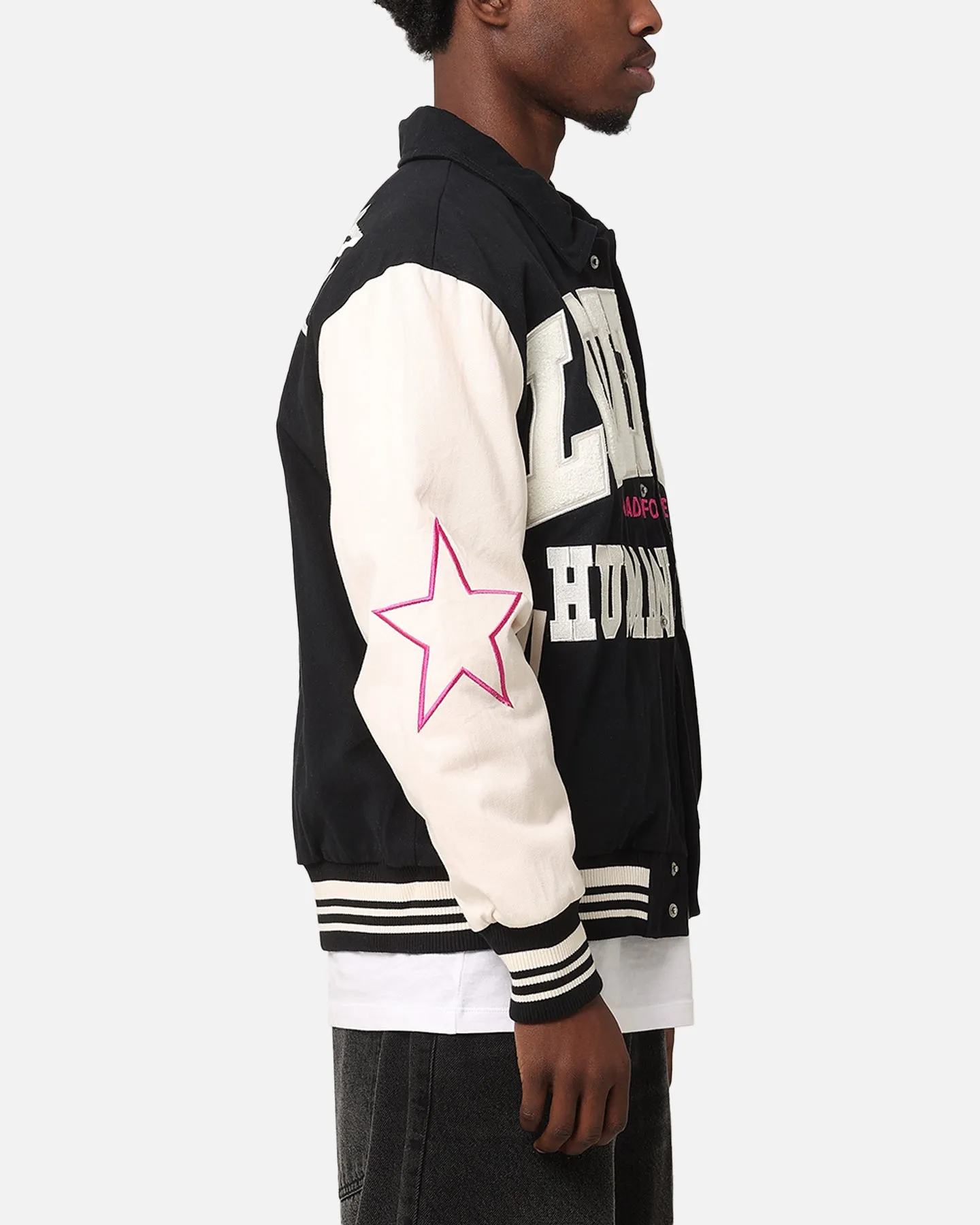Loiter Vice City Varsity Jacket Black sold by Culture Kings product image thumbnail 5