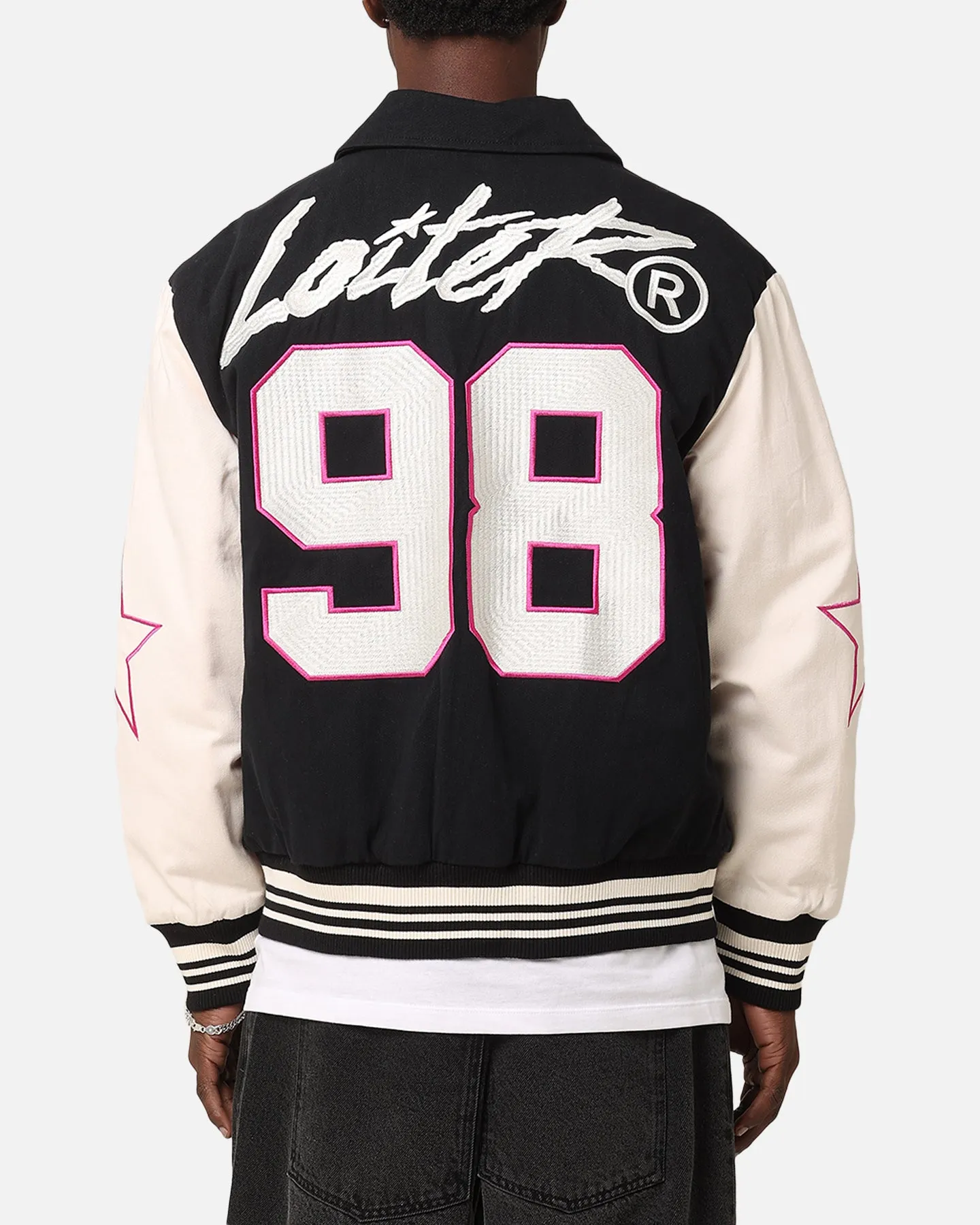 Loiter Vice City Varsity Jacket Black sold by Culture Kings product image thumbnail 2