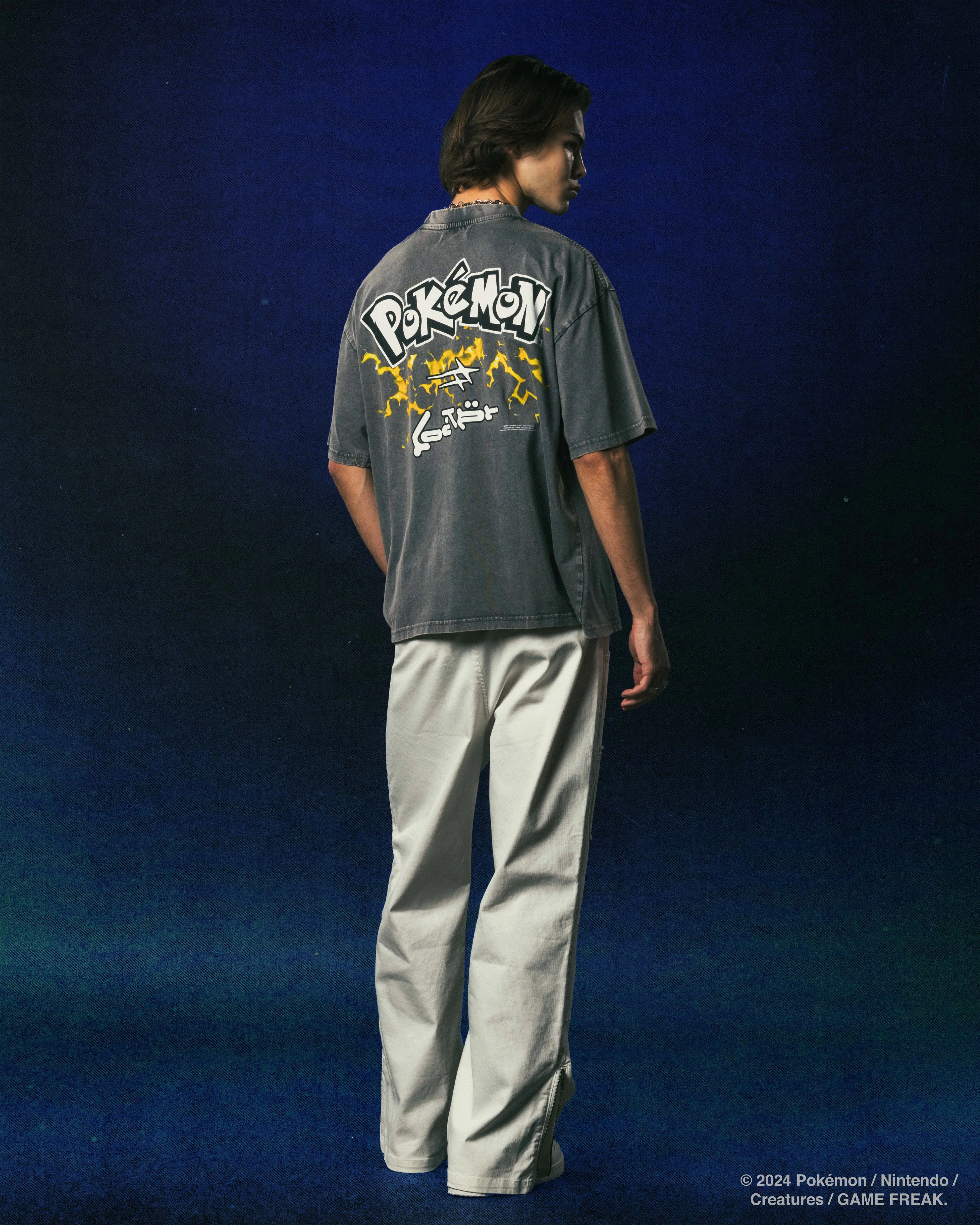 Pokémon By Loiter Pikachu Premium T-Shirt Charcoal sold by Culture Kings product image thumbnail 3