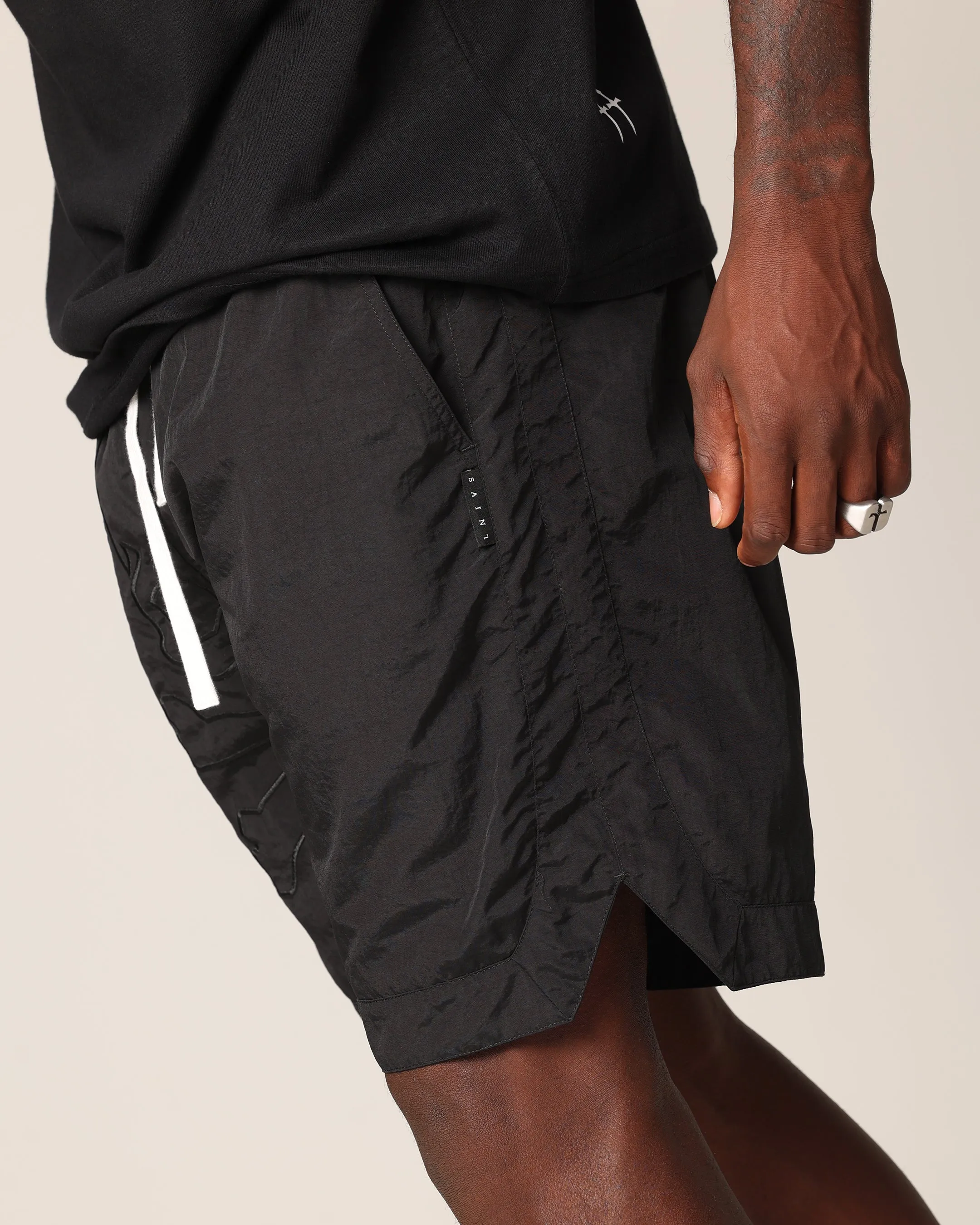 Saint Morta Hellfire Shorts Black sold by Culture Kings product image thumbnail 4