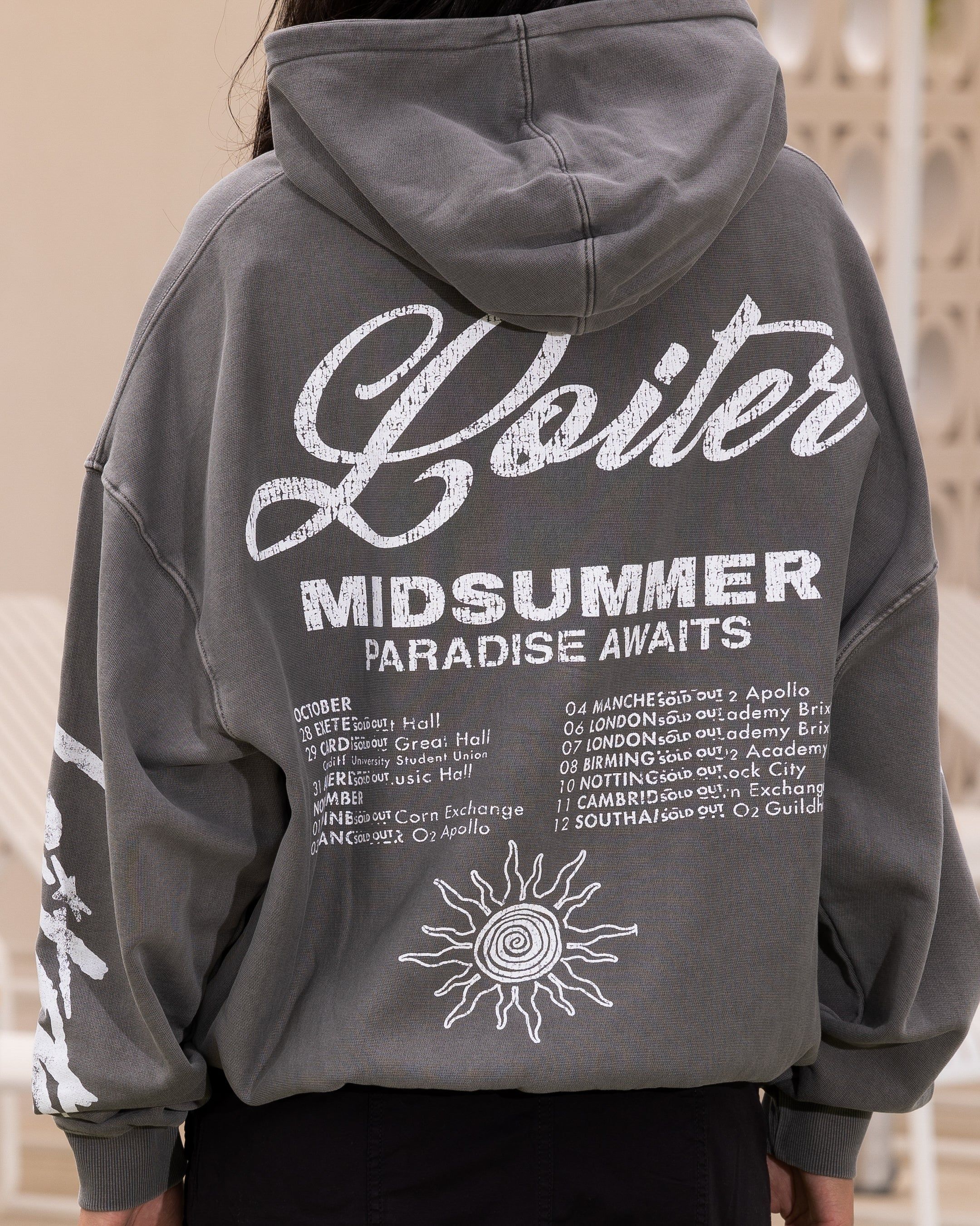 Loiter Midsummer Vintage Hoodie Charcoal sold by Culture Kings product image thumbnail 5