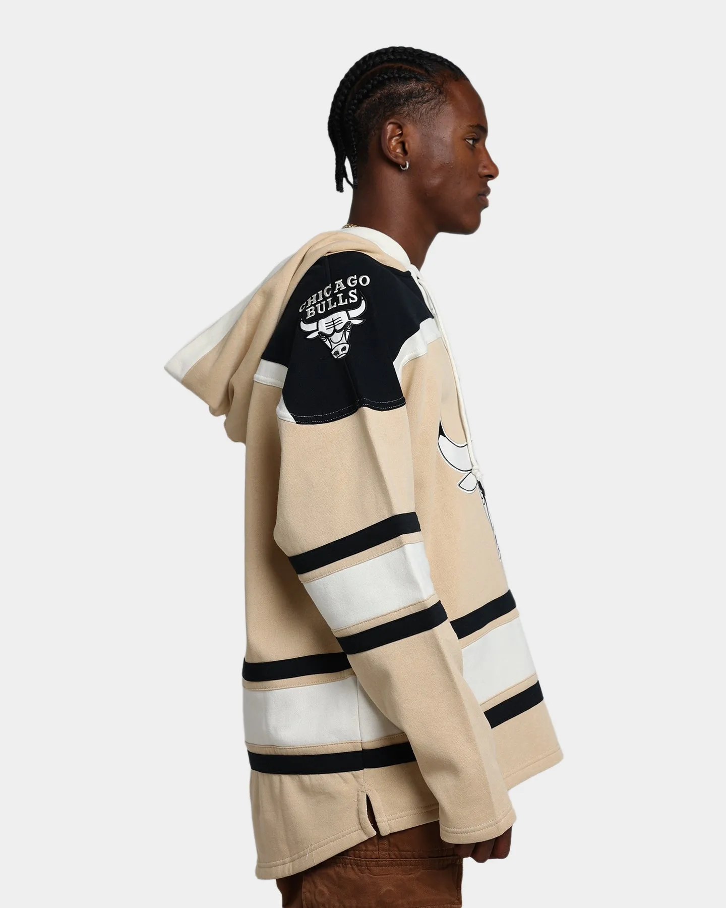 47 Brand Chicago Bulls Superior Lacer Hoodie Khaki sold by Culture Kings product image thumbnail 5