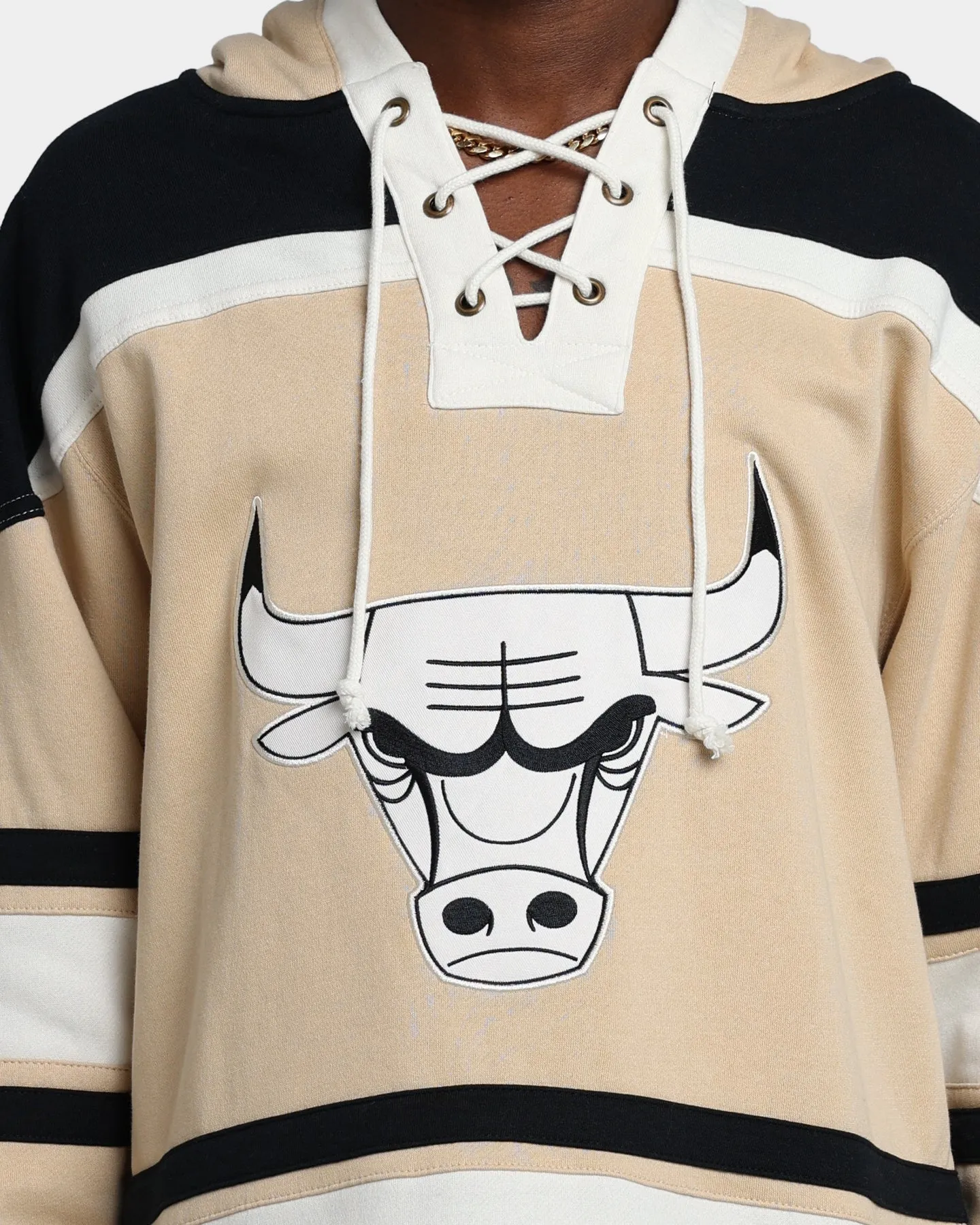 47 Brand Chicago Bulls Superior Lacer Hoodie Khaki sold by Culture Kings product image thumbnail 3