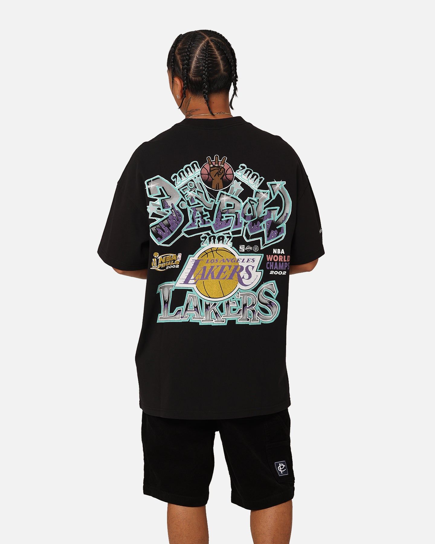 Mitchell & Ness Los Angeles Lakers Graffiti T-Shirt Black sold by Culture Kings